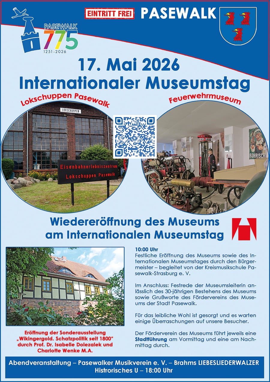 Veranstaltungsbild: Internationaler Museumstag & Wiedereröffnung des Museums