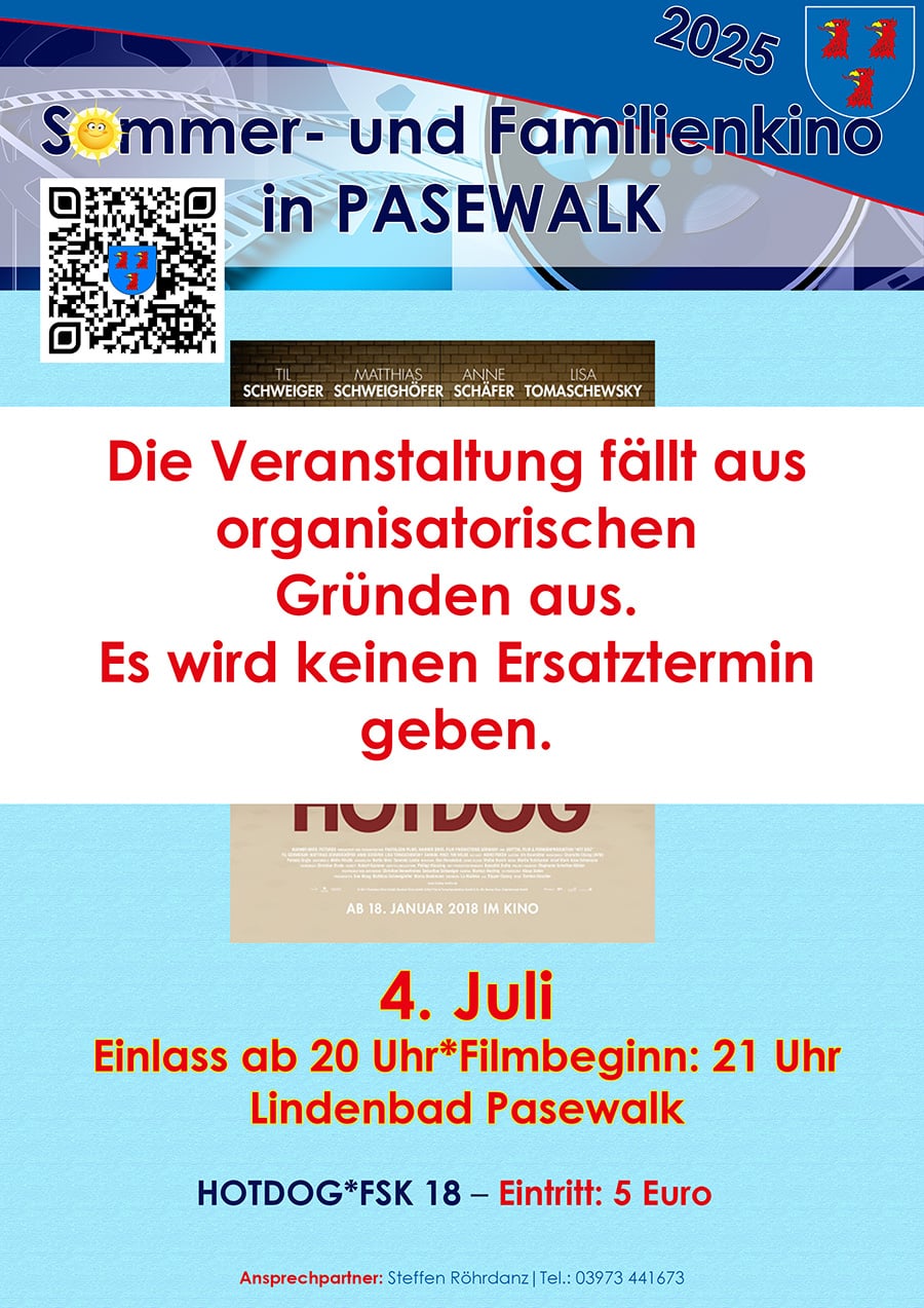 Veranstaltungsbild: Sommerkino „Hotdog“