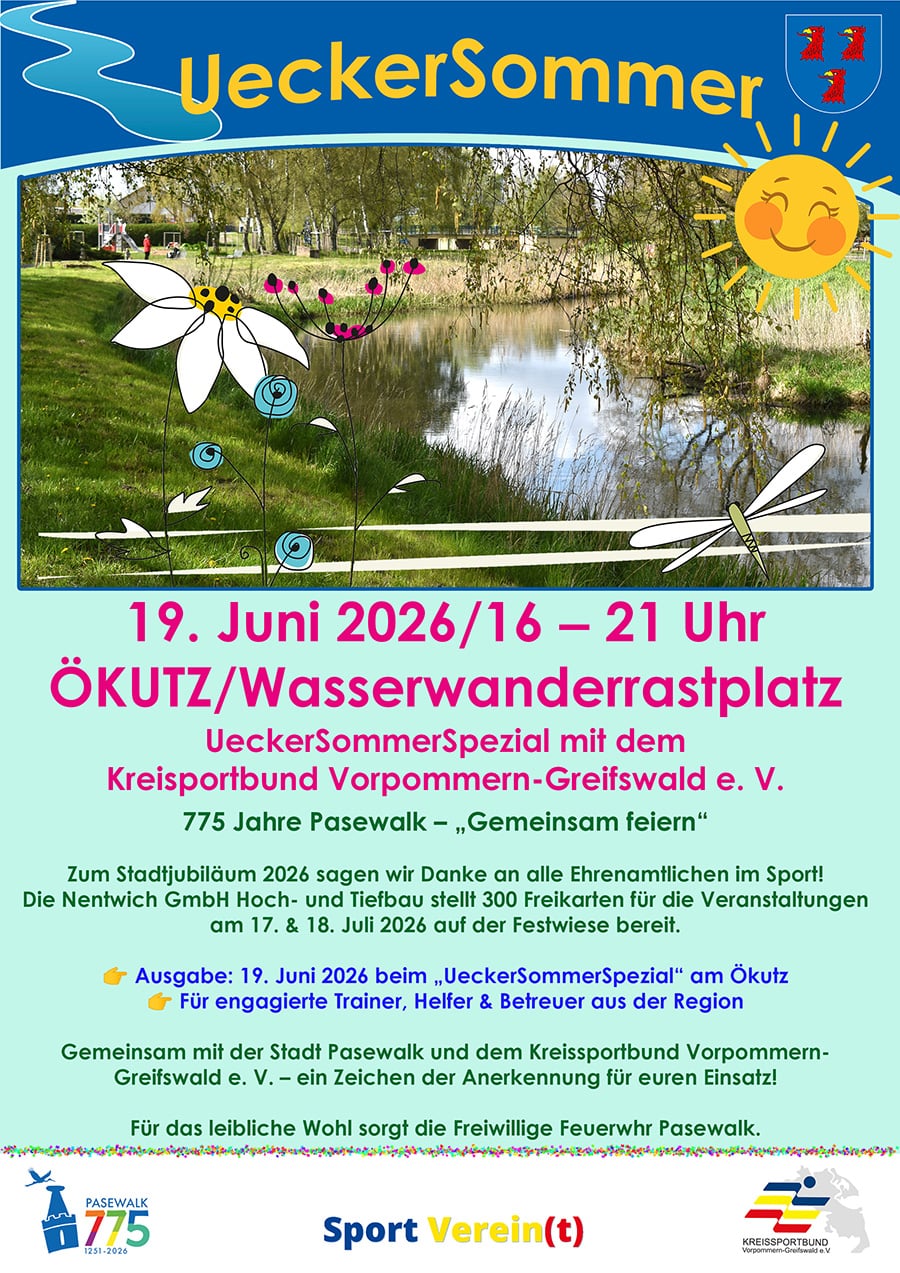 Veranstaltungsbild: UeckerSommerSpezial mit dem Kreissportbund VG e. V.