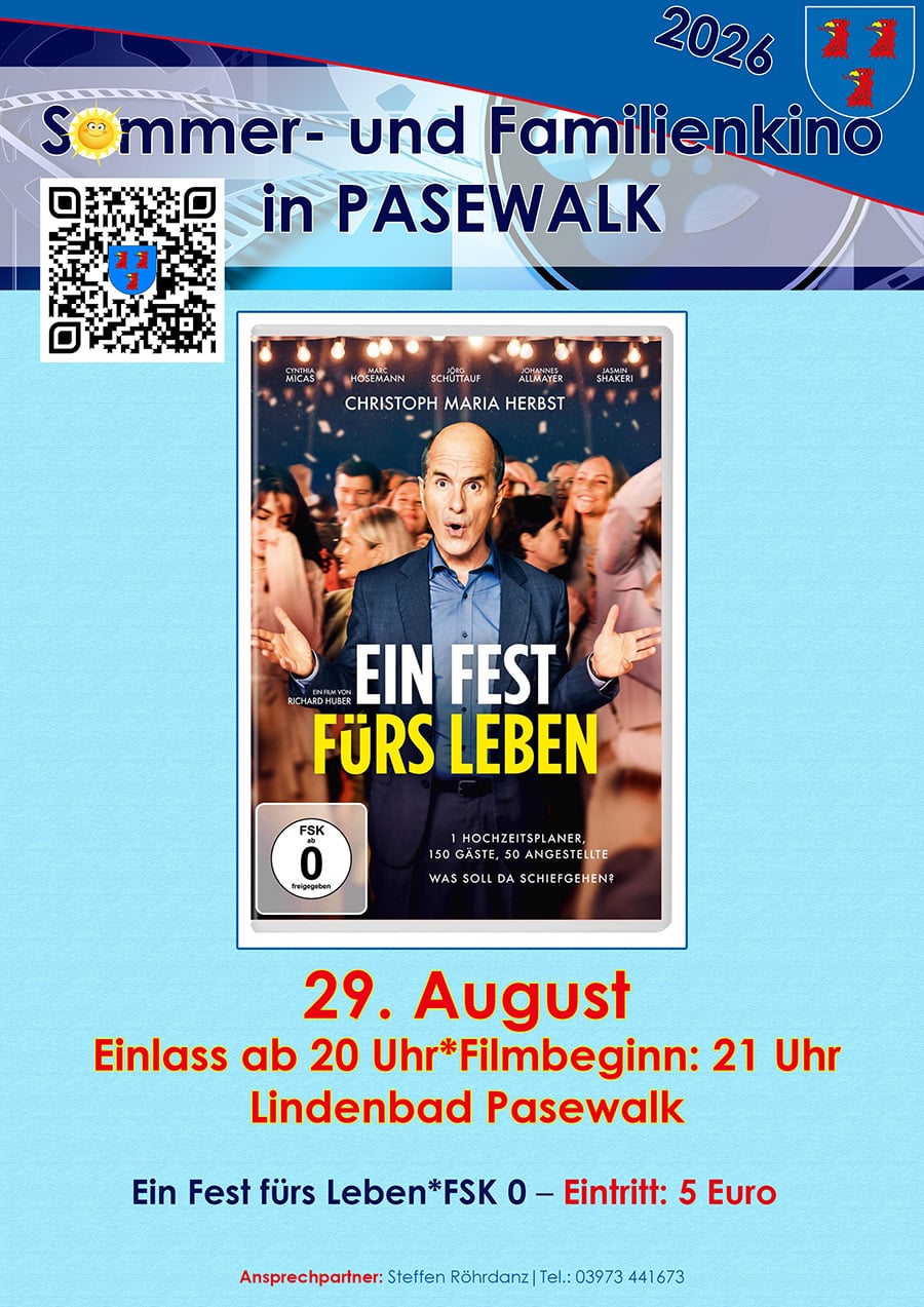 Veranstaltungsbild: Sommerkino „Ein Fest fürs Leben“
