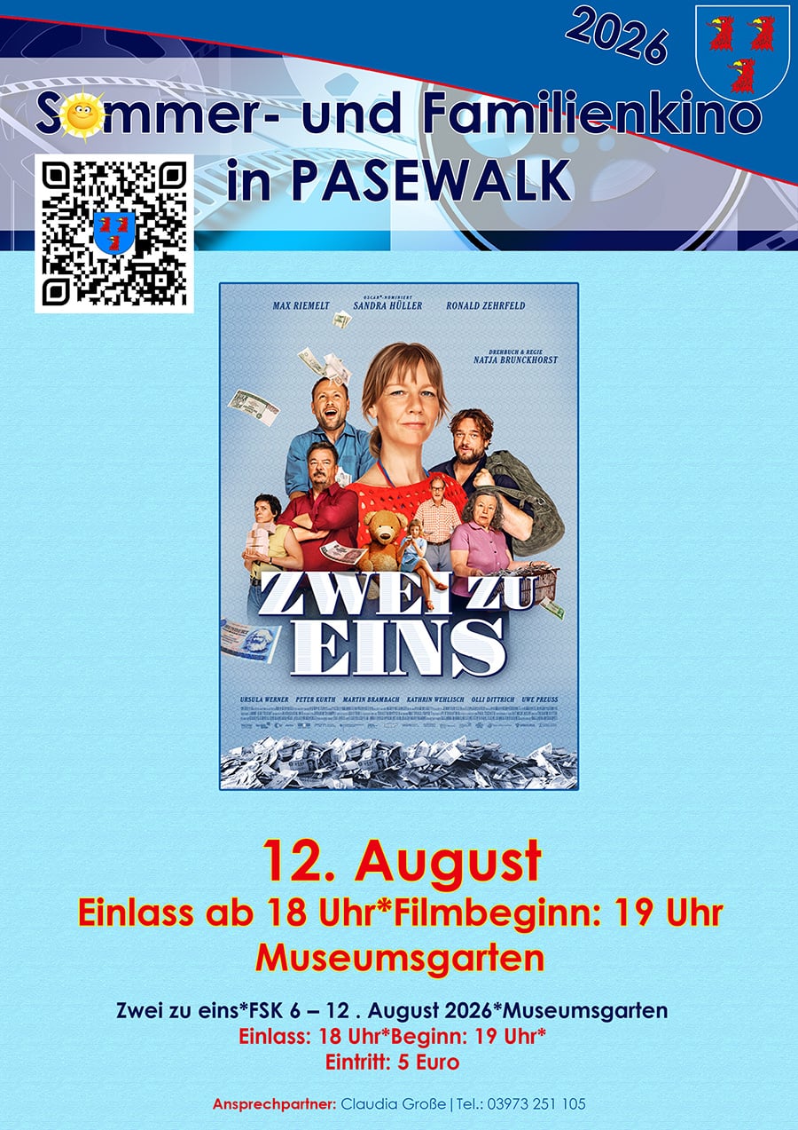 Veranstaltungsbild: Sommerkino „Zwei zu eins“