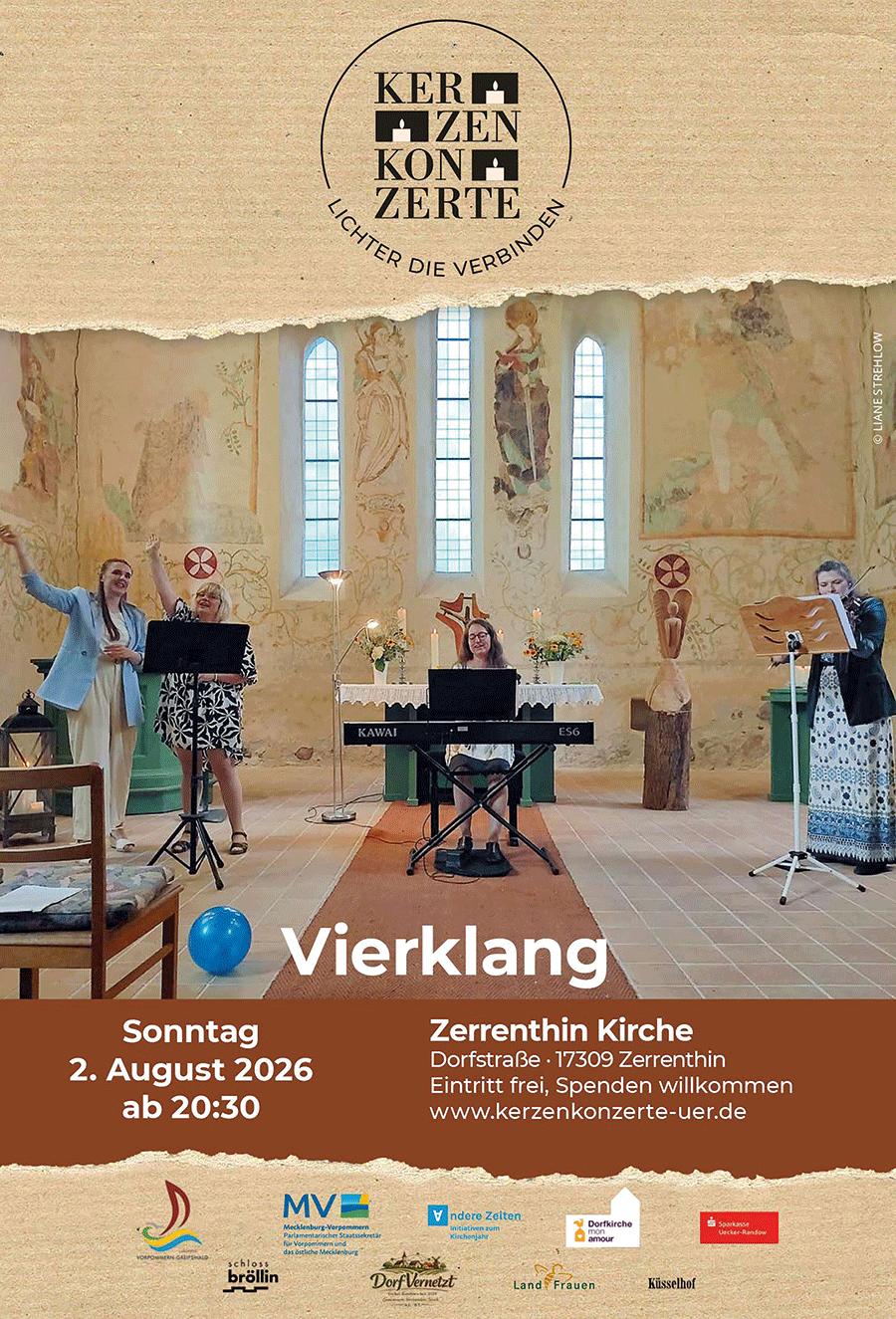Veranstaltungsbild: Kerzenkonzerte – Vierklang