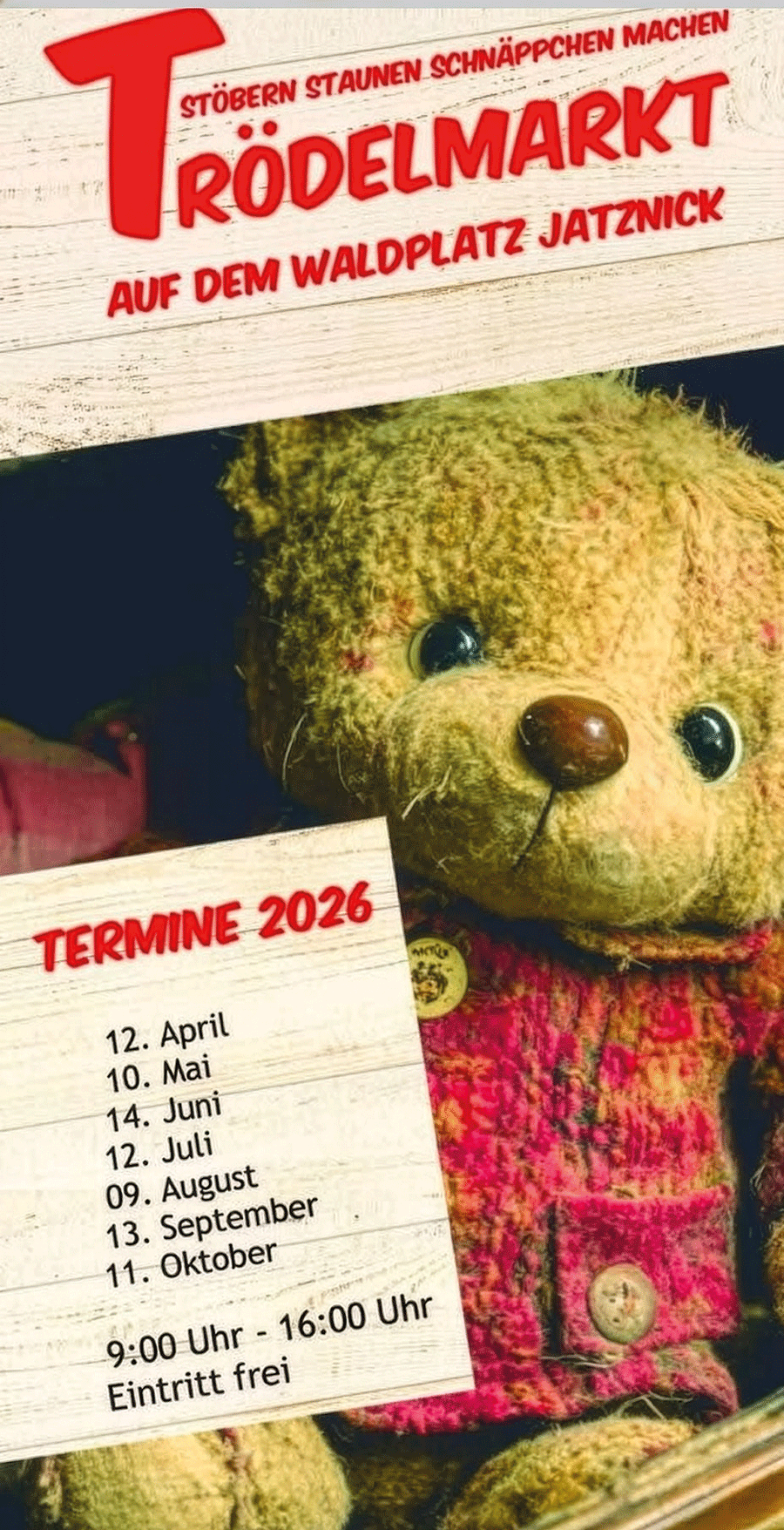Veranstaltungsbild: Trödelmarkt Jatznick
