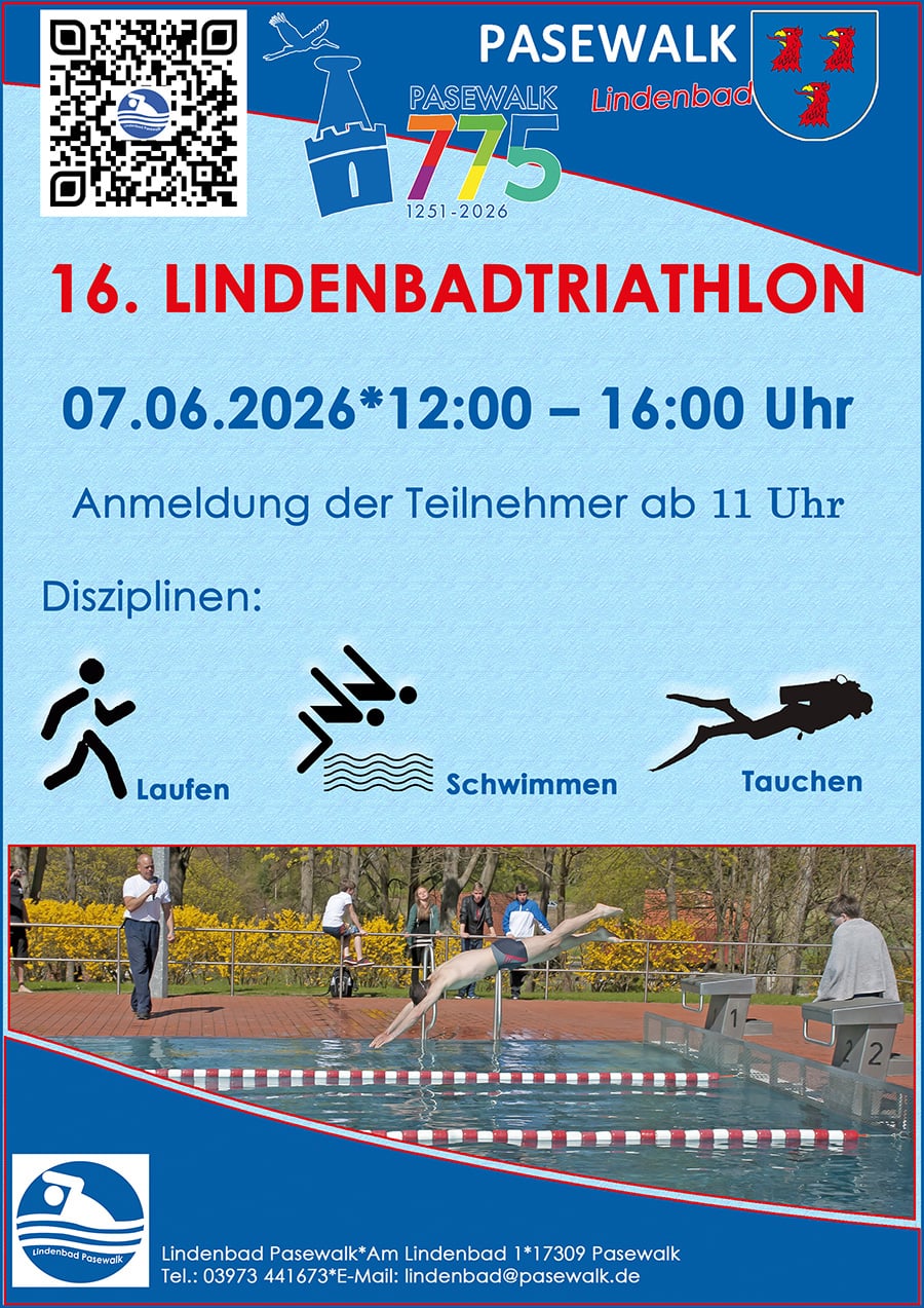 Veranstaltungsbild: 16. Lindenbadtrithlon