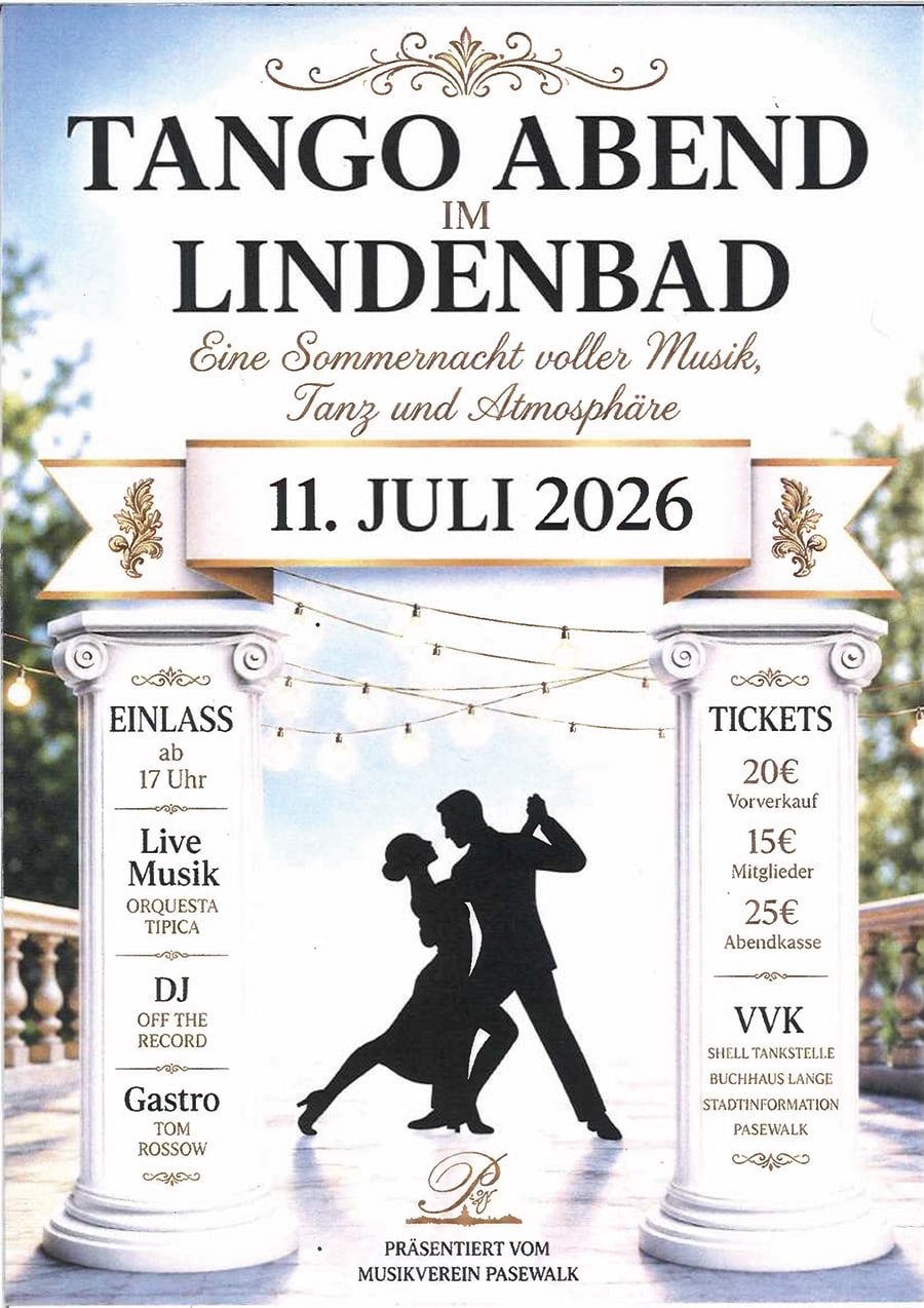Veranstaltungsbild: Tango-Abend im Lindenbad