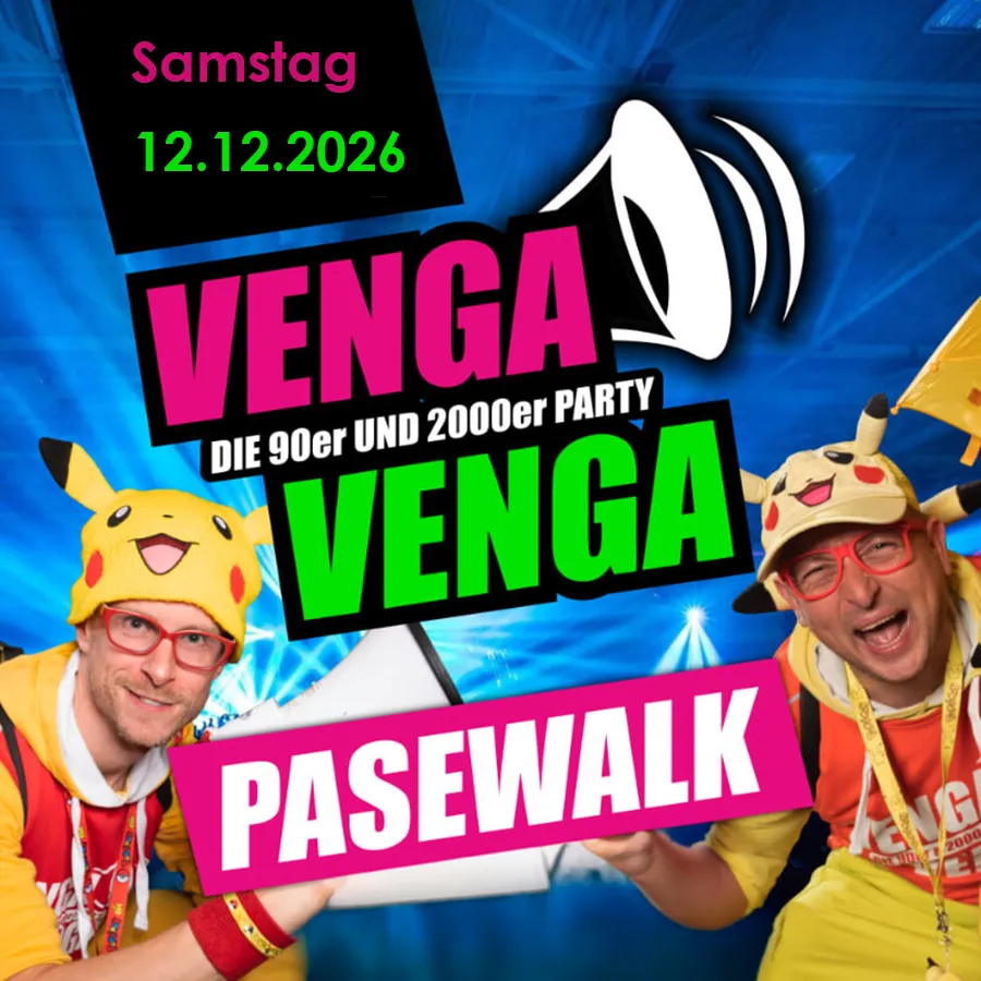 Veranstaltungsbild: VENGA VENGA – 90er & 2000er Partyshow