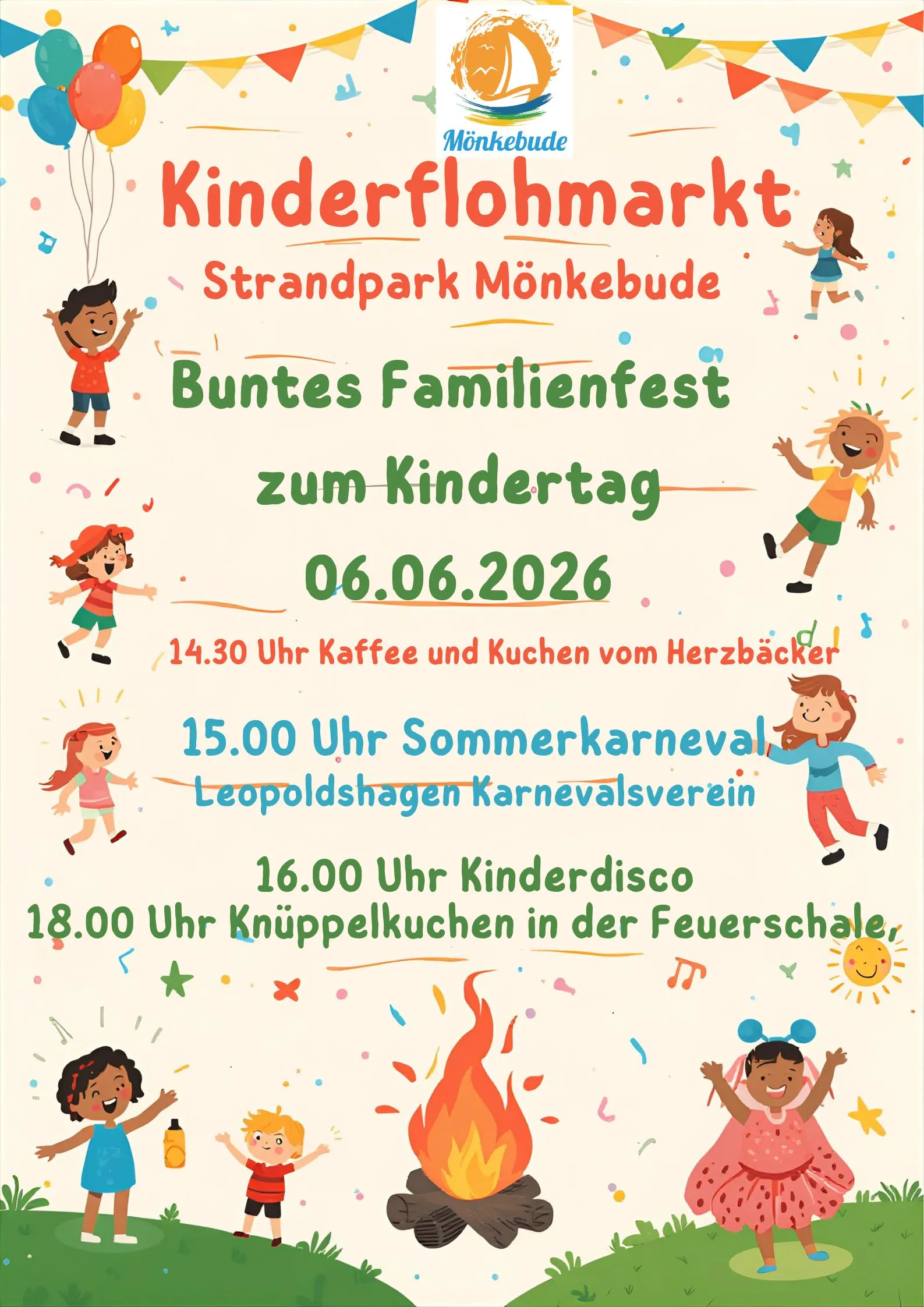 Veranstaltungsbild: Kinderflohmarkt Strandpark Mönkebude