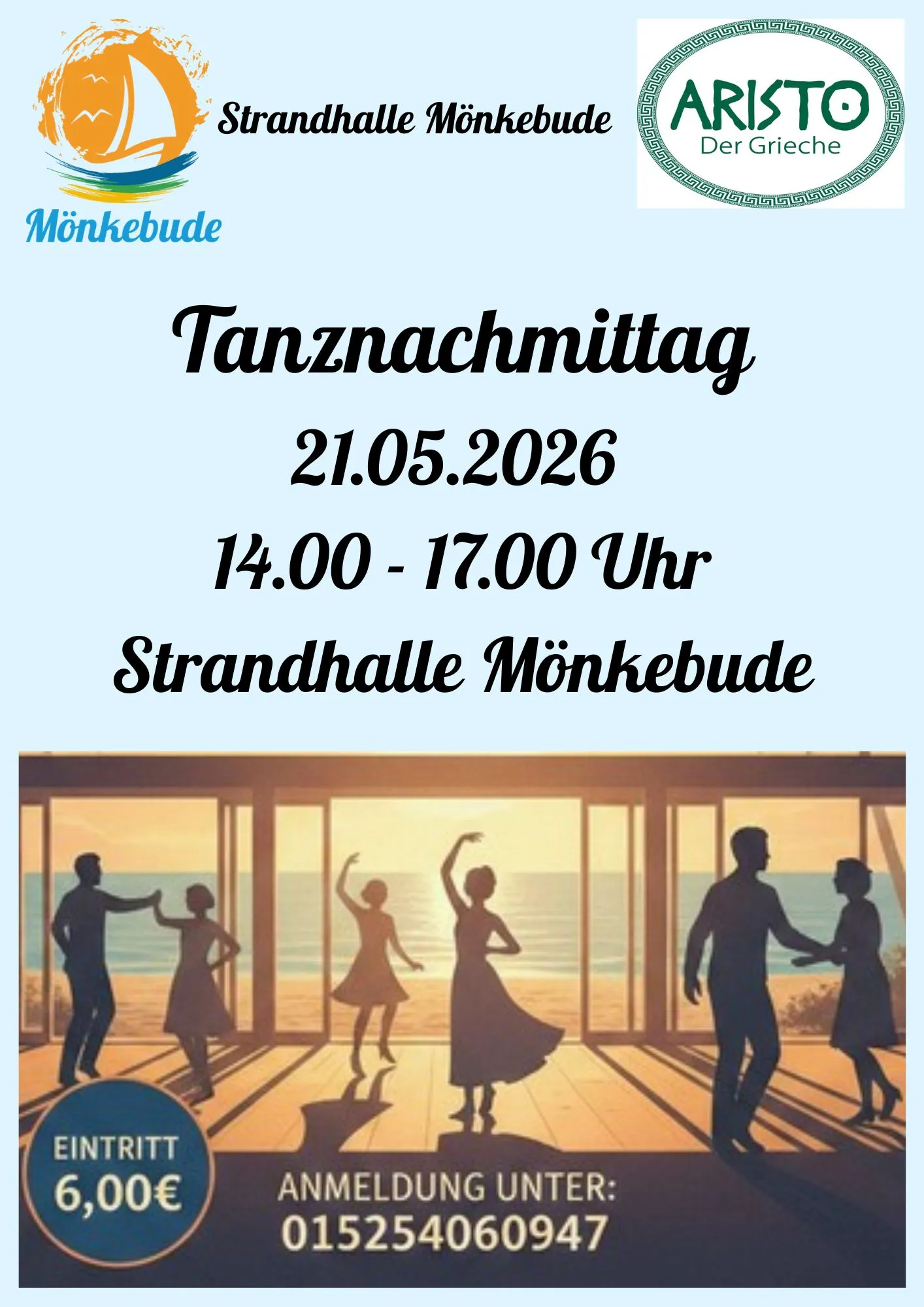 Veranstaltungsbild: Tanznachmittag Strandhalle Mönkebude