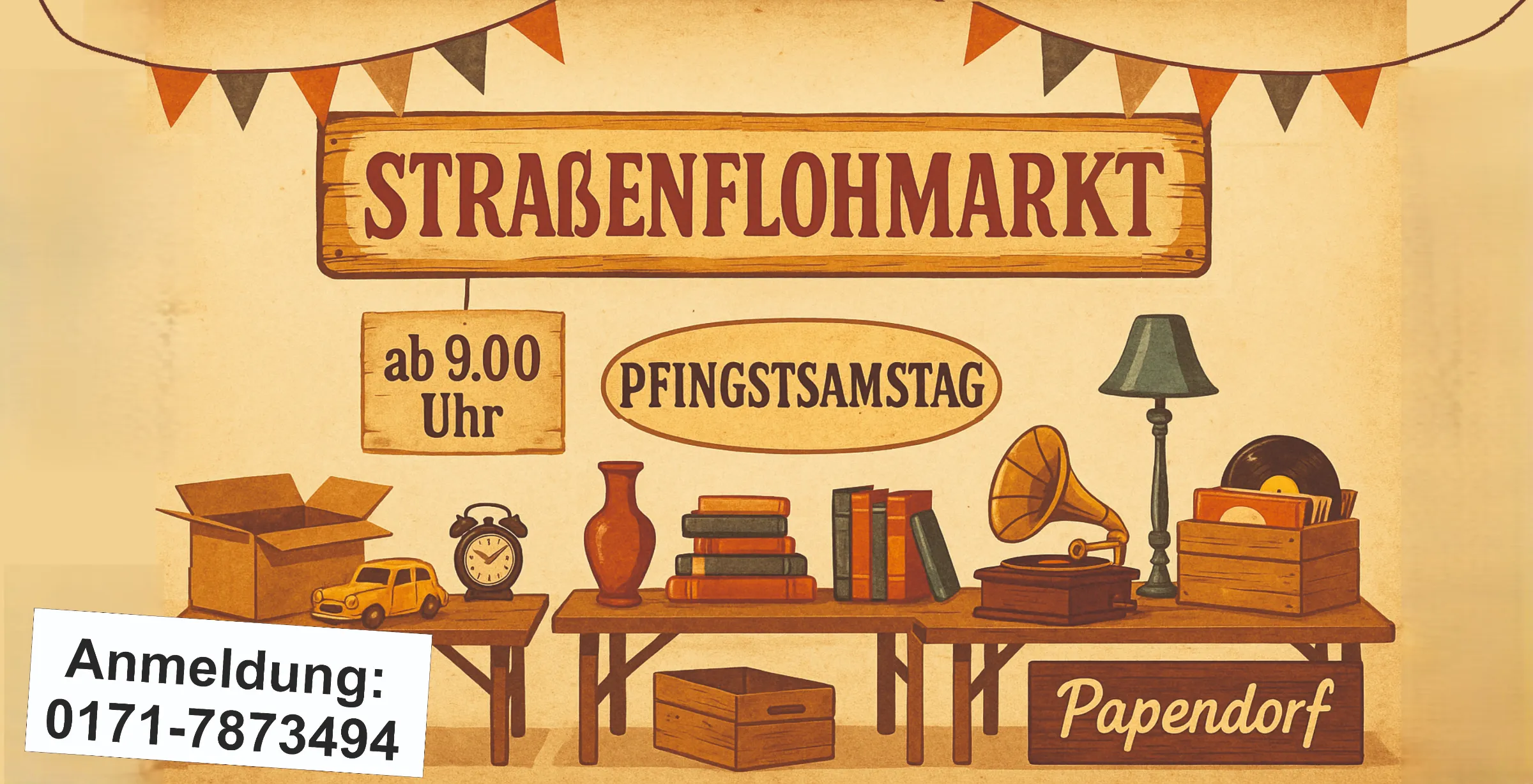Veranstaltungsbild: Flohmarkt Papendorf