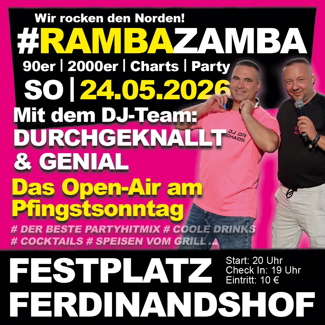 Veranstaltungsbild: #RAMBAZAMBA das Pfingst-Open-Air!