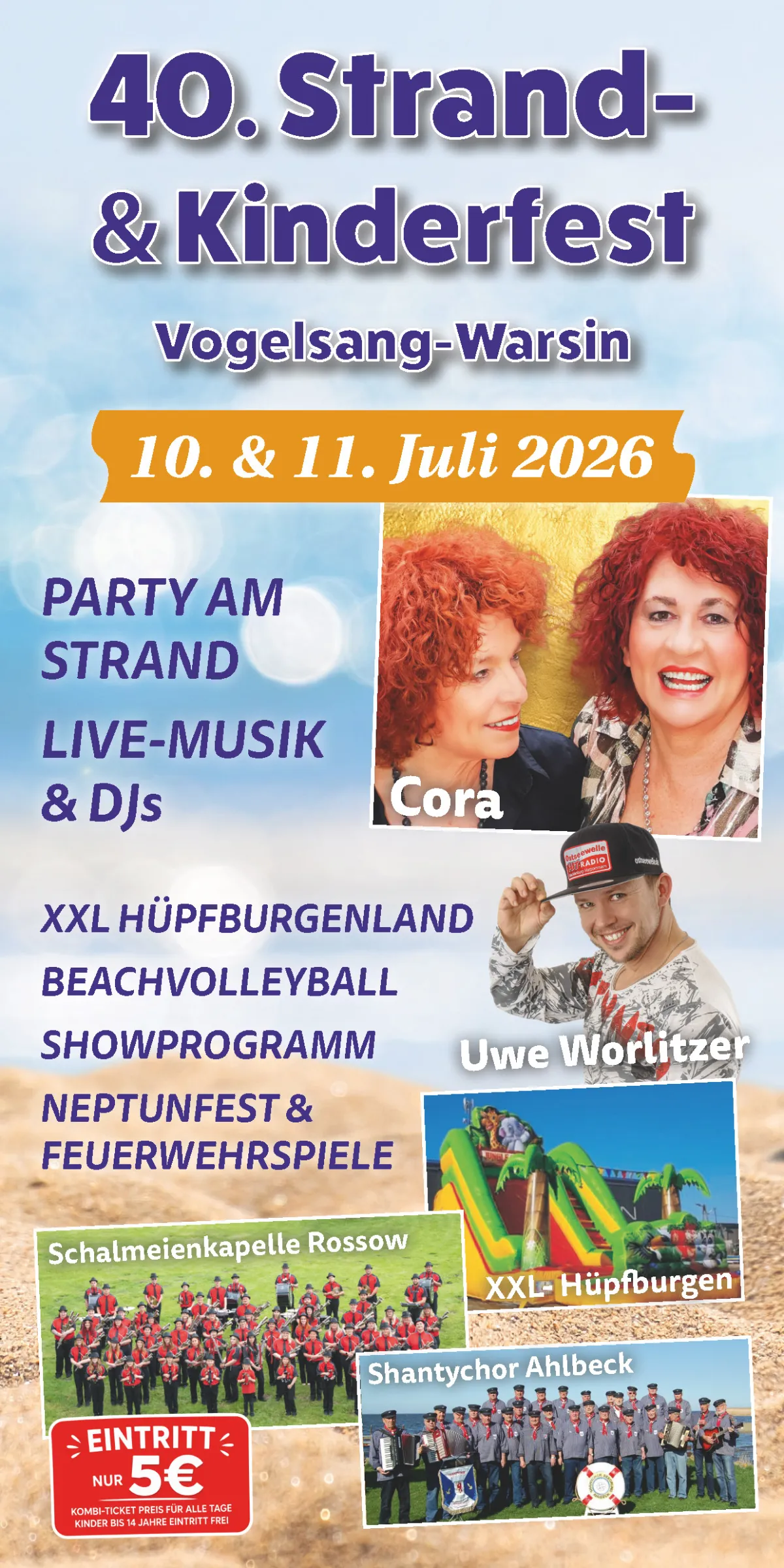 Veranstaltungsbild: Kinder- & Strandfest Vogelsang-Warsin