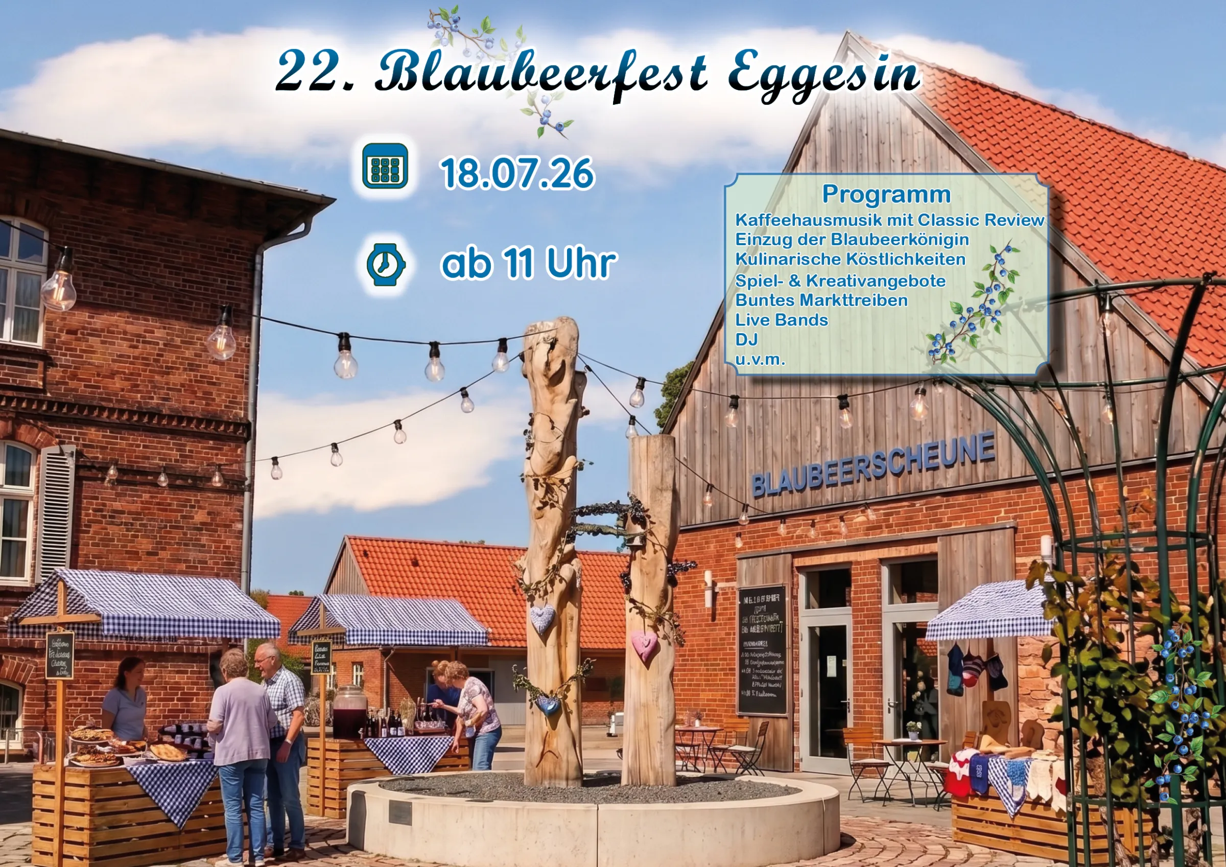 Veranstaltungsbild: 22. Blaubeerfest Eggesin