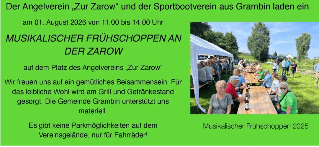 Veranstaltungsbild: Musikalischer Frühshoppen in Grambin