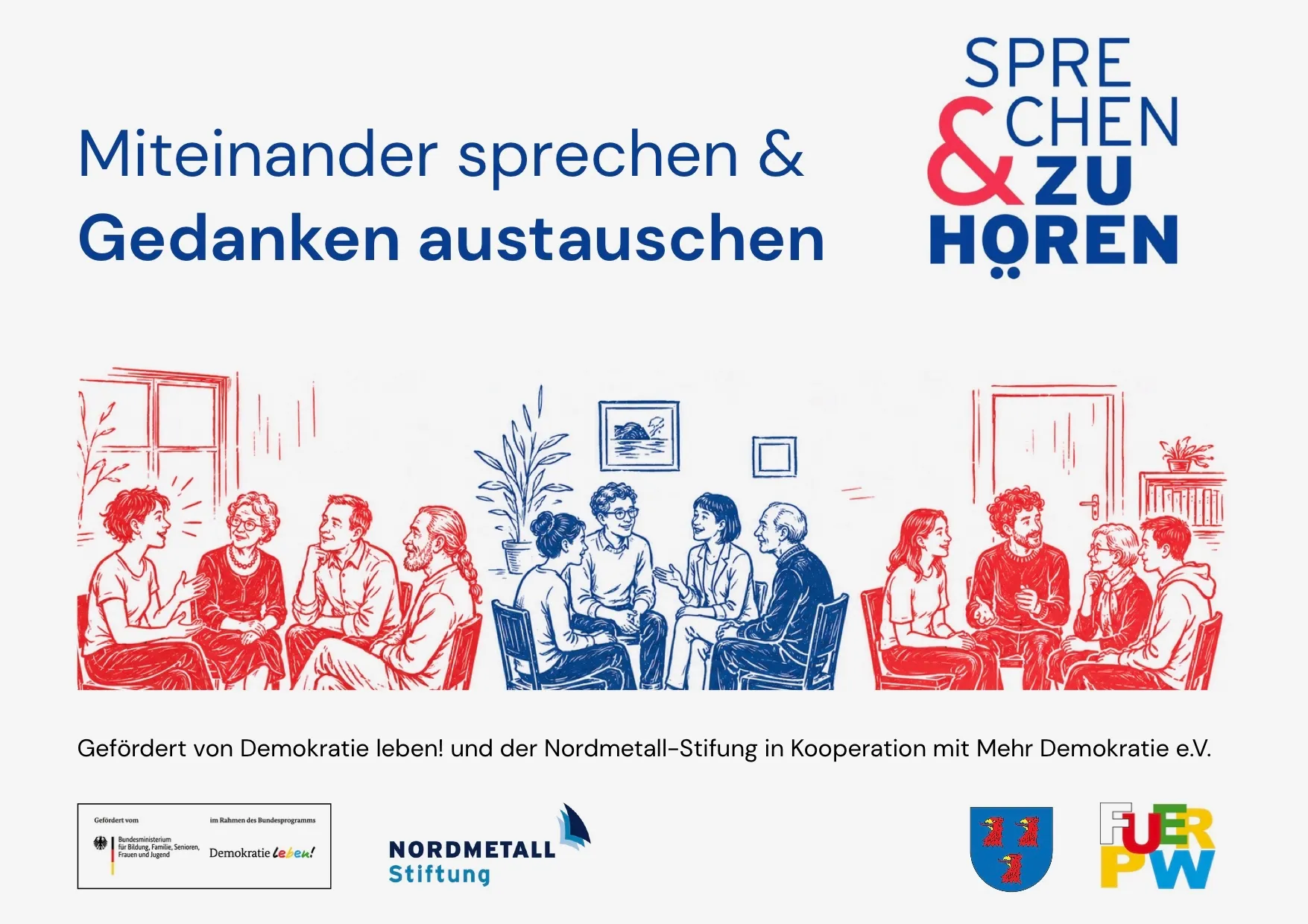 Veranstaltungsbild: Gesprächsformat Sprechen & Zuhören zum Thema: Wie geht es mir mit der Landtagswahl in MV?