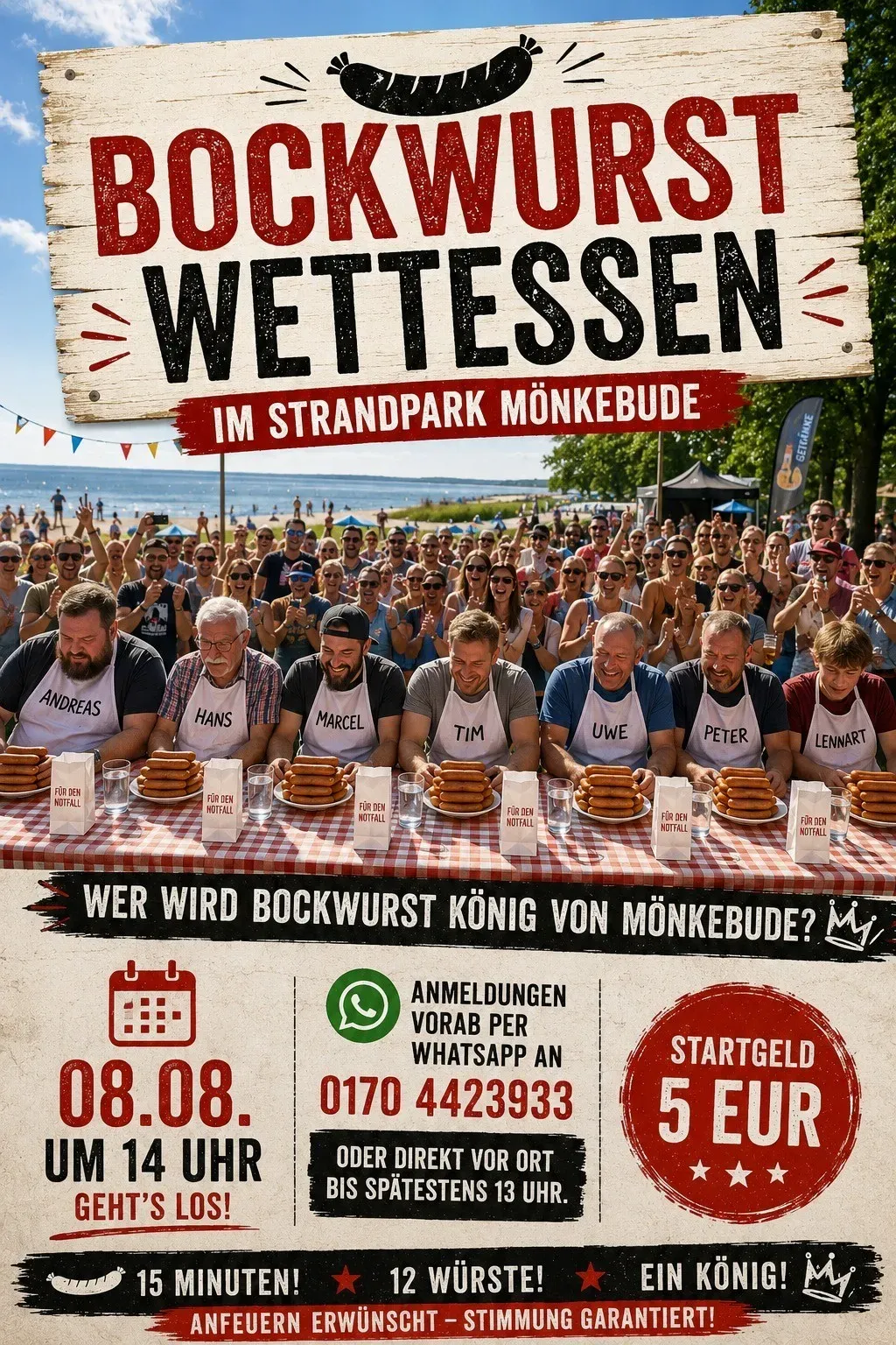 Veranstaltungsbild: Bockwurst Wettessen