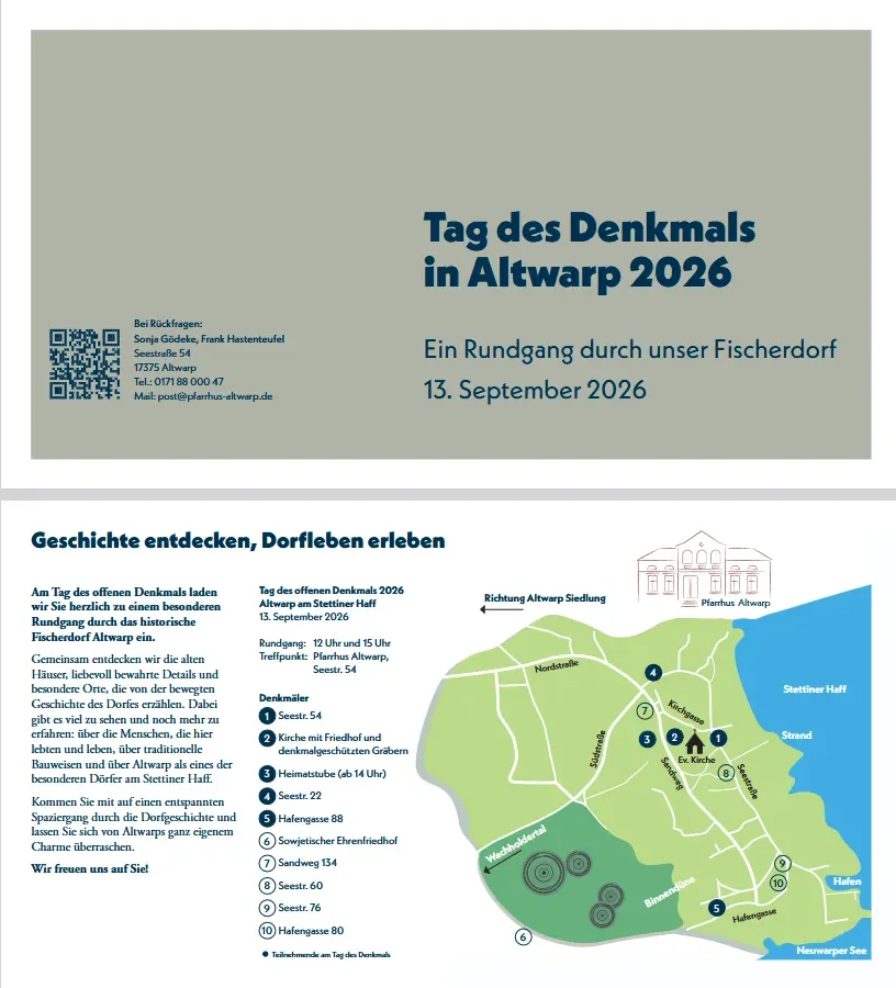 Veranstaltungsbild: Tag des offenen Denkmals in Altwarp