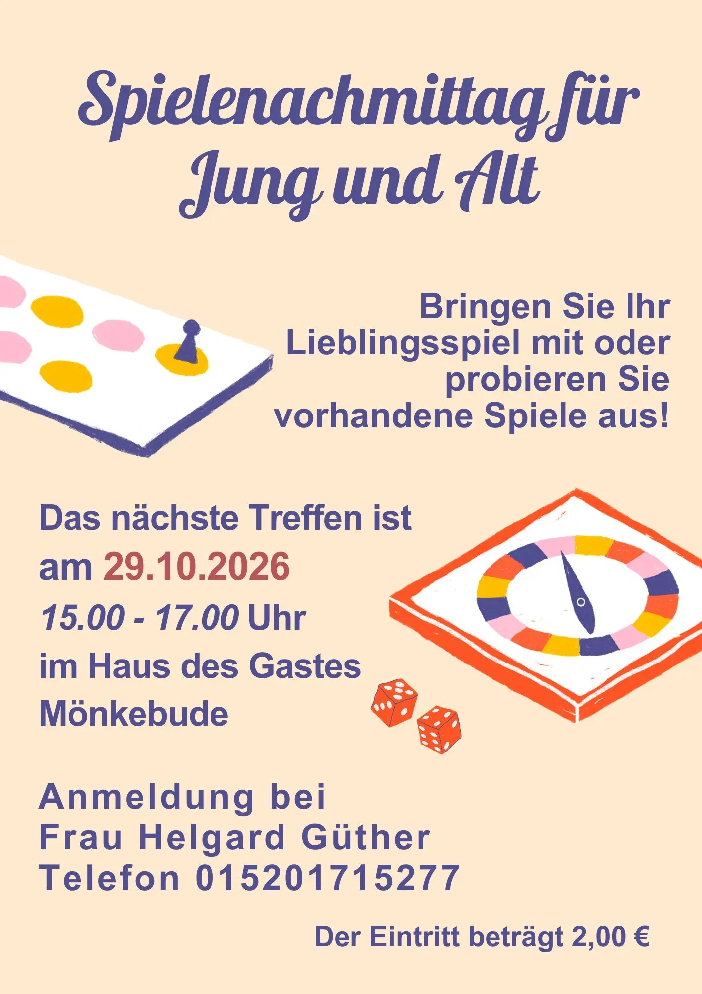 Veranstaltungsbild: Spielenachmittag