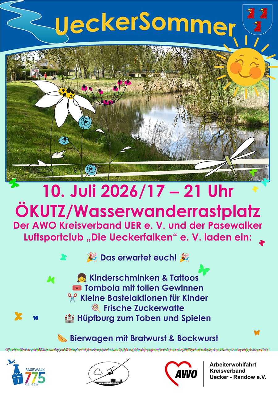 Veranstaltungsbild: UeckerSommer mit dem Luftsportclub „Die Ueckerfalken“ e. V.