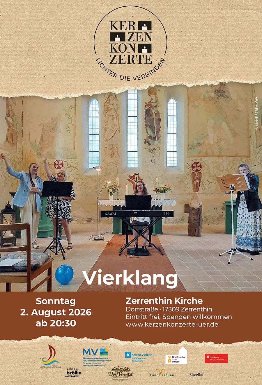 Veranstaltungsbild: Kerzenkonzert „Vierklang“