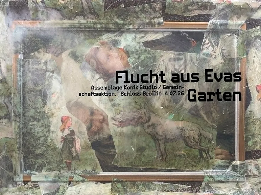 Veranstaltungsbild: SOMMERLICHES KUNSTPICKNICK AUF SCHLOSS BRÖLLIN – Kunstinstallation „Flucht aus Evas Garten“