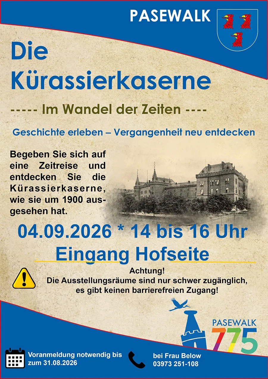 Veranstaltungsbild: Die Kürassierkaserne im Wandel