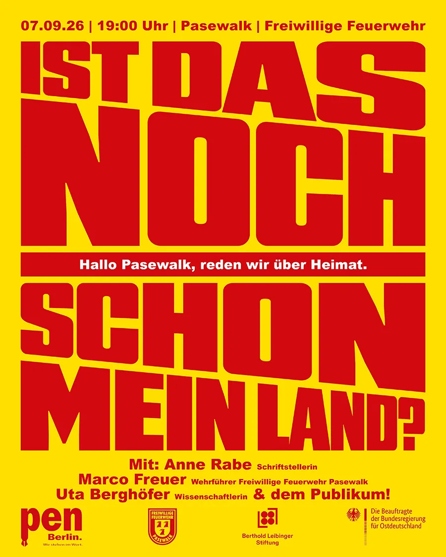 Veranstaltungsbild: Ist das noch – schon mein Land?