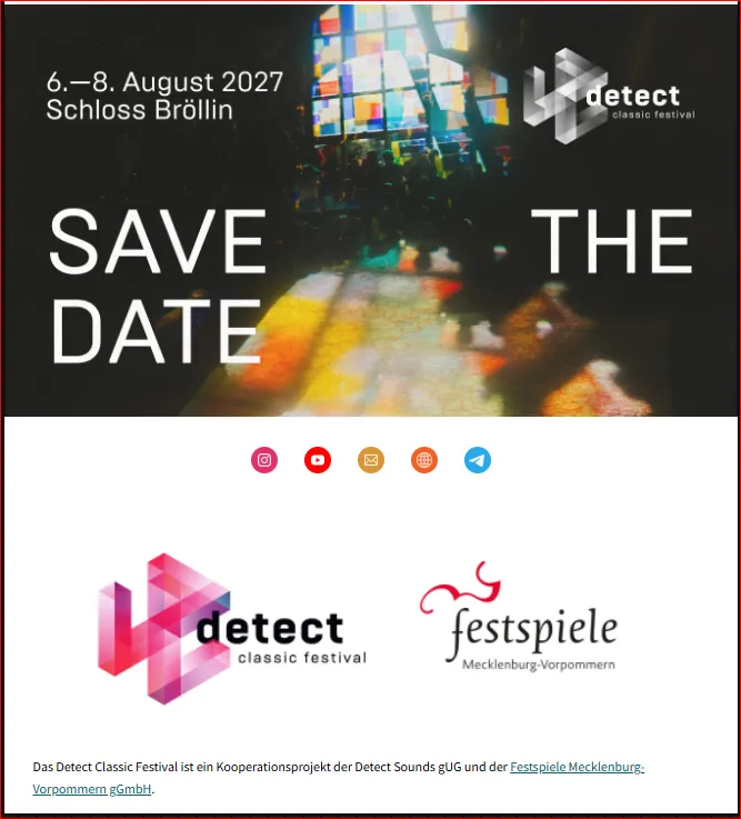 Veranstaltungsbild: Detect Classic Festival 2027