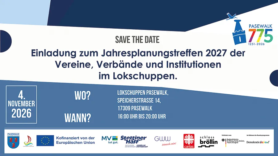 Veranstaltungsbild: Jahresplanungstreffen 2027 der Vereine, Verbände und Institutionen im Lokschuppen
