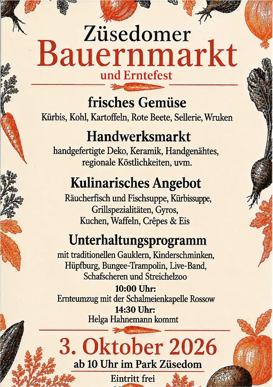 Veranstaltungsbild: Züsedomer Bauernmarkt
