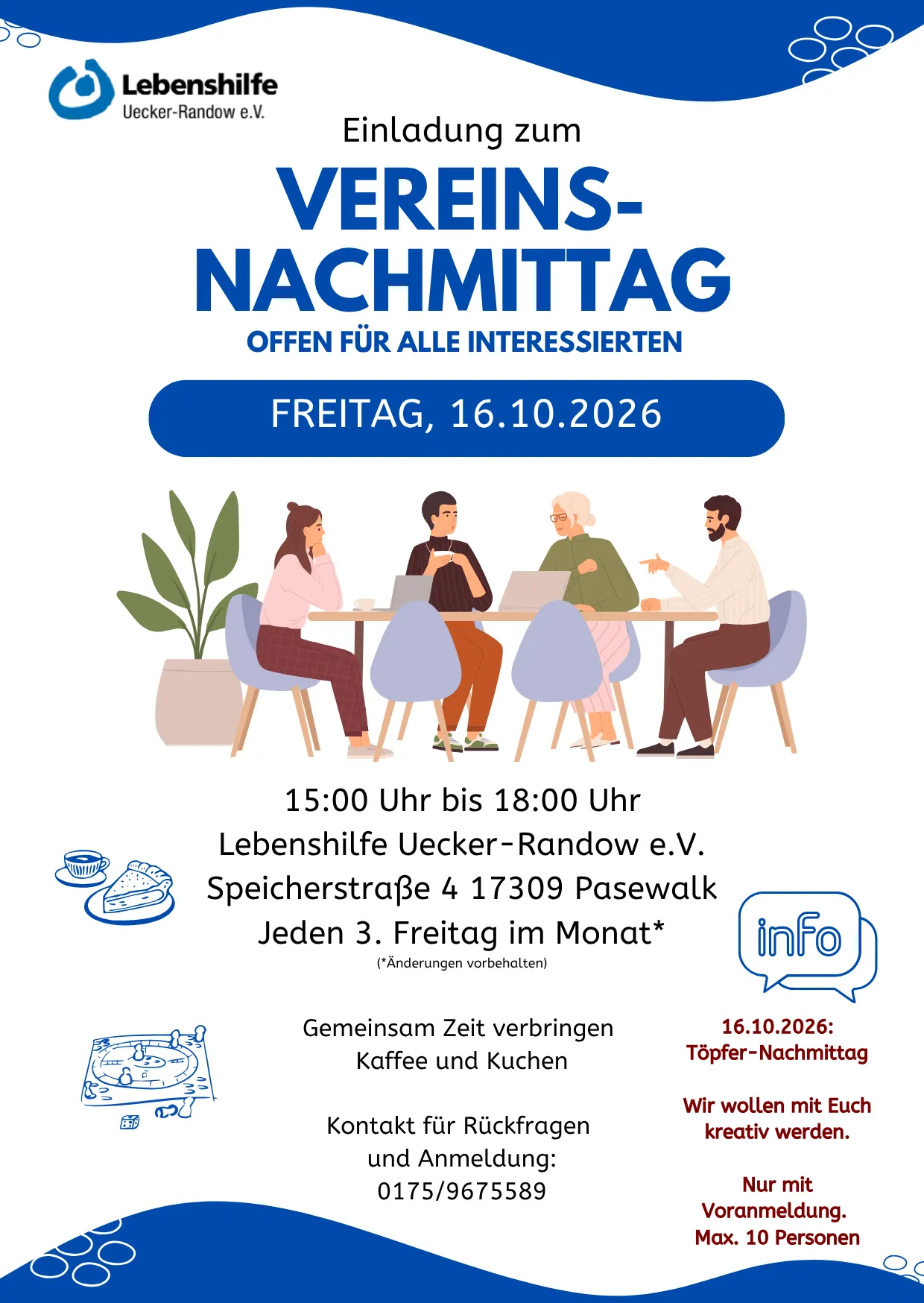 Veranstaltungsbild: Vereinsnachmittag der Lebenshilfe