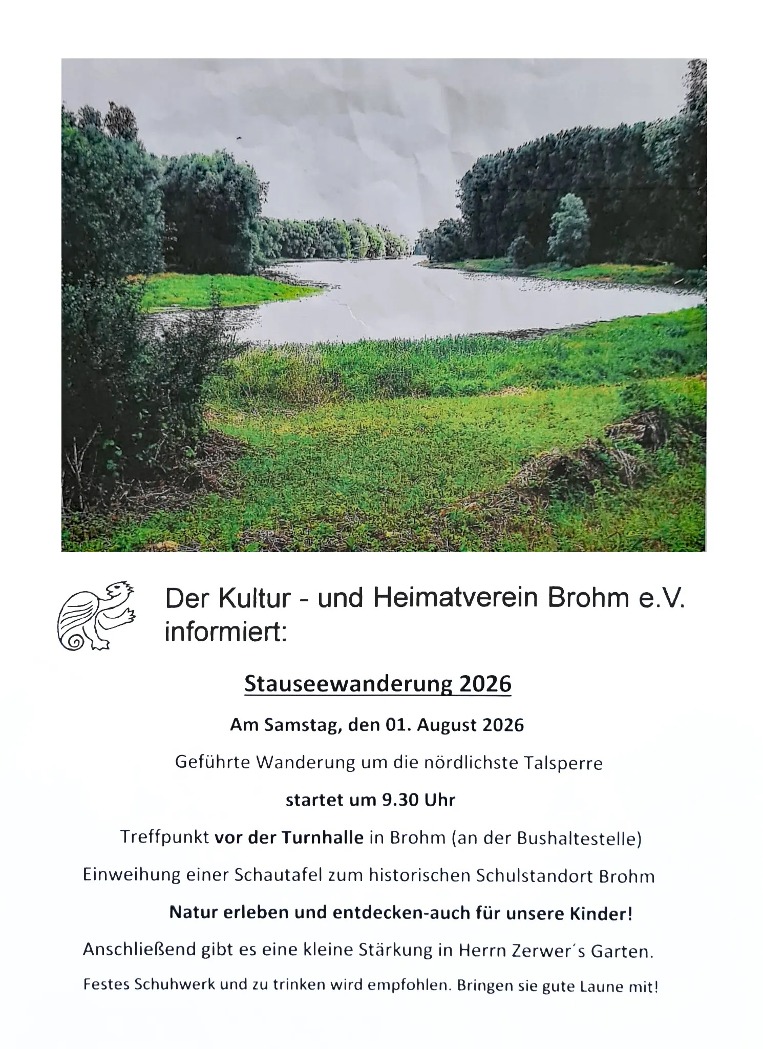 Veranstaltungsbild: Stauseewanderung 2026