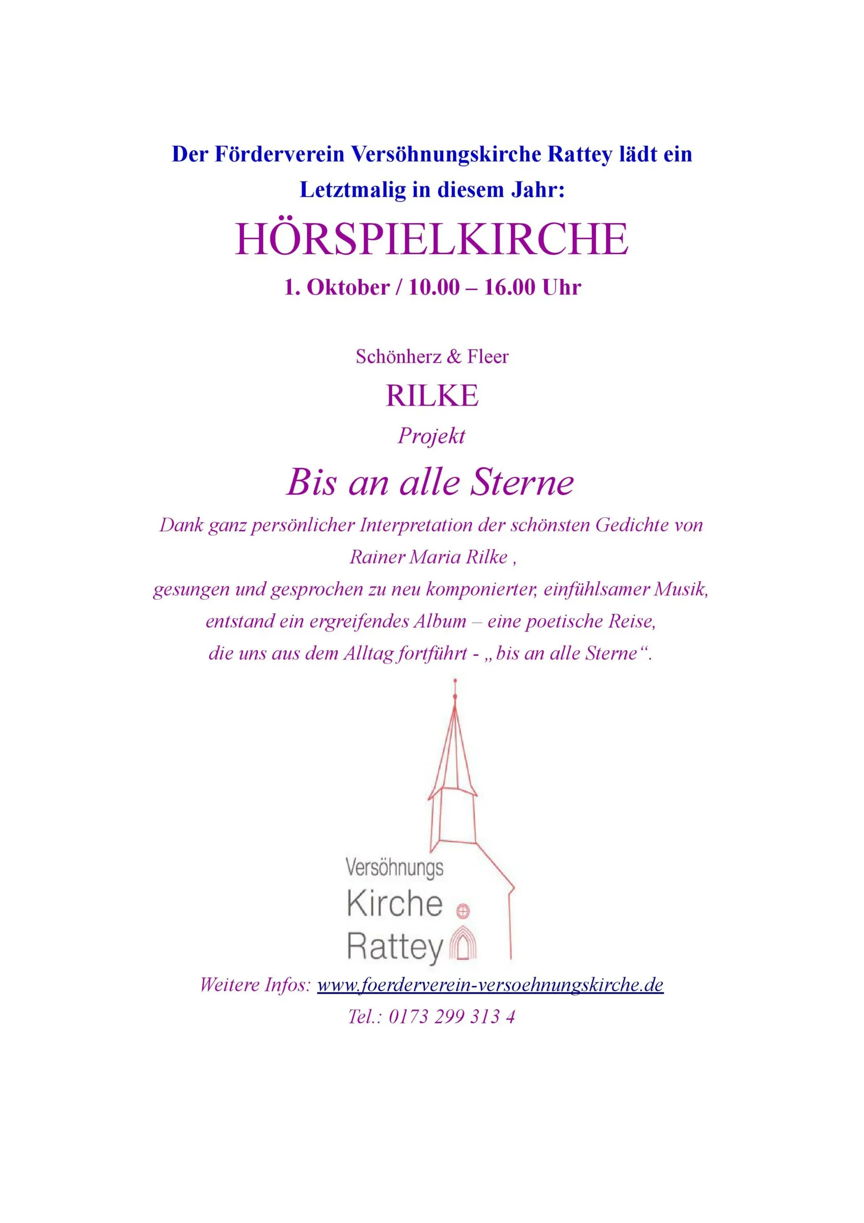 Veranstaltungsbild: Hörspielkirche: Schönherz & Fleer