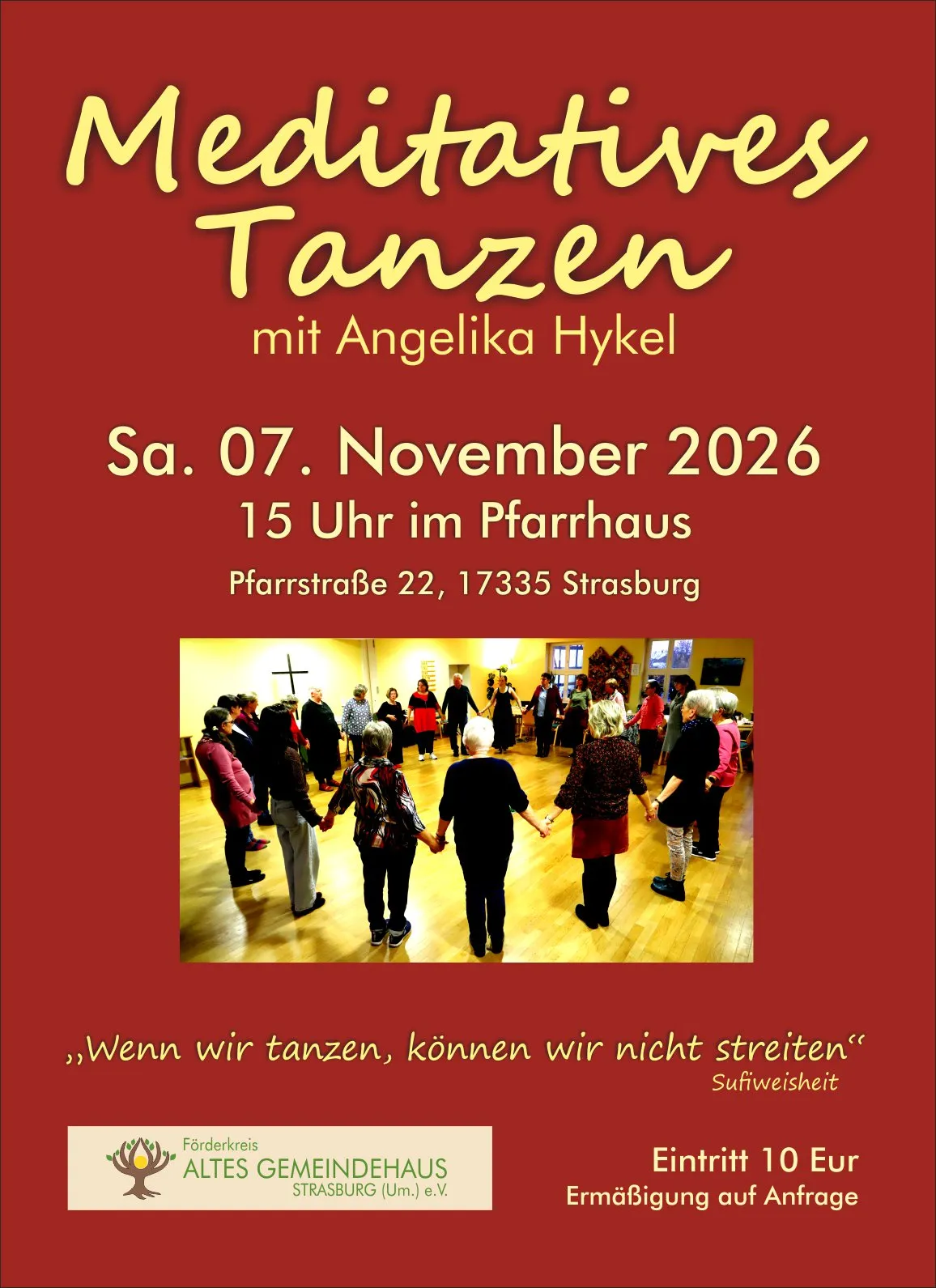 Veranstaltungsbild: Meditatives Tanzen mit Angelika Hykel