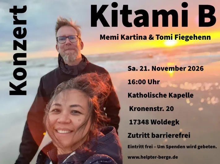 Veranstaltungsbild: Duo Kitami B – Konzert in der katholischen Kapelle Woldegk