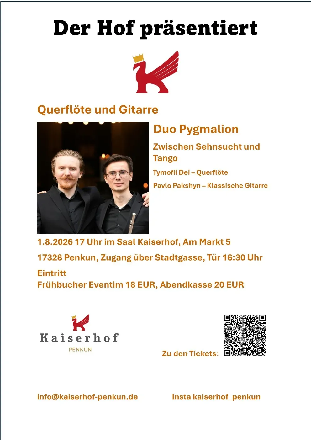 Veranstaltungsbild: Duo Pygmalion