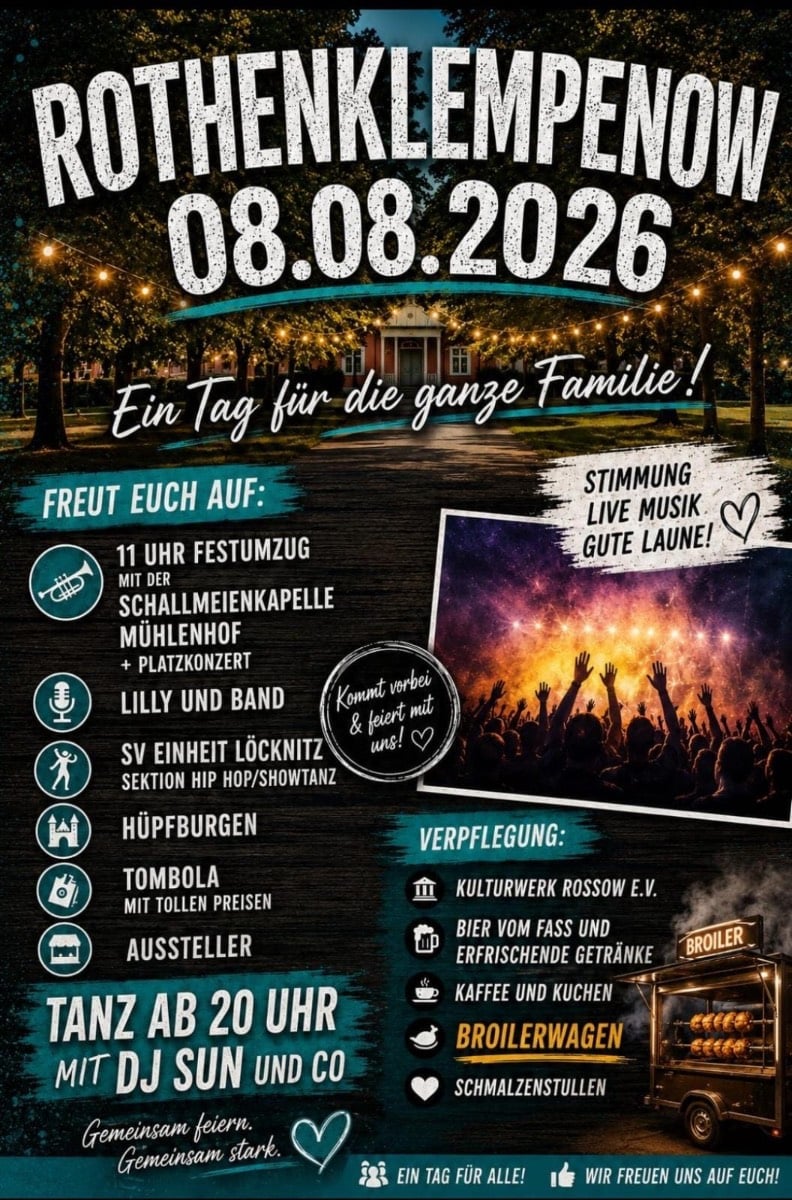 Veranstaltungsbild: Dorffest Rothenklempenow