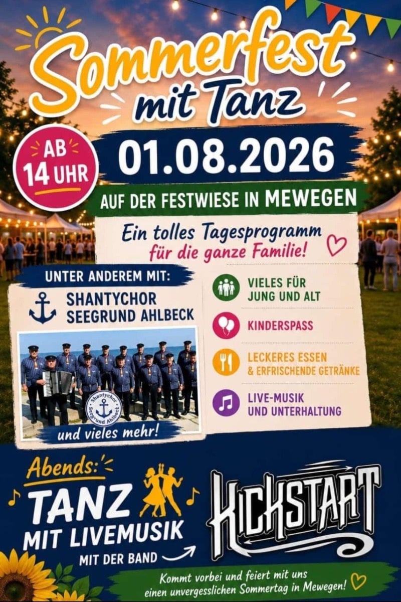 Veranstaltungsbild: Sommerfest mit Tanz
