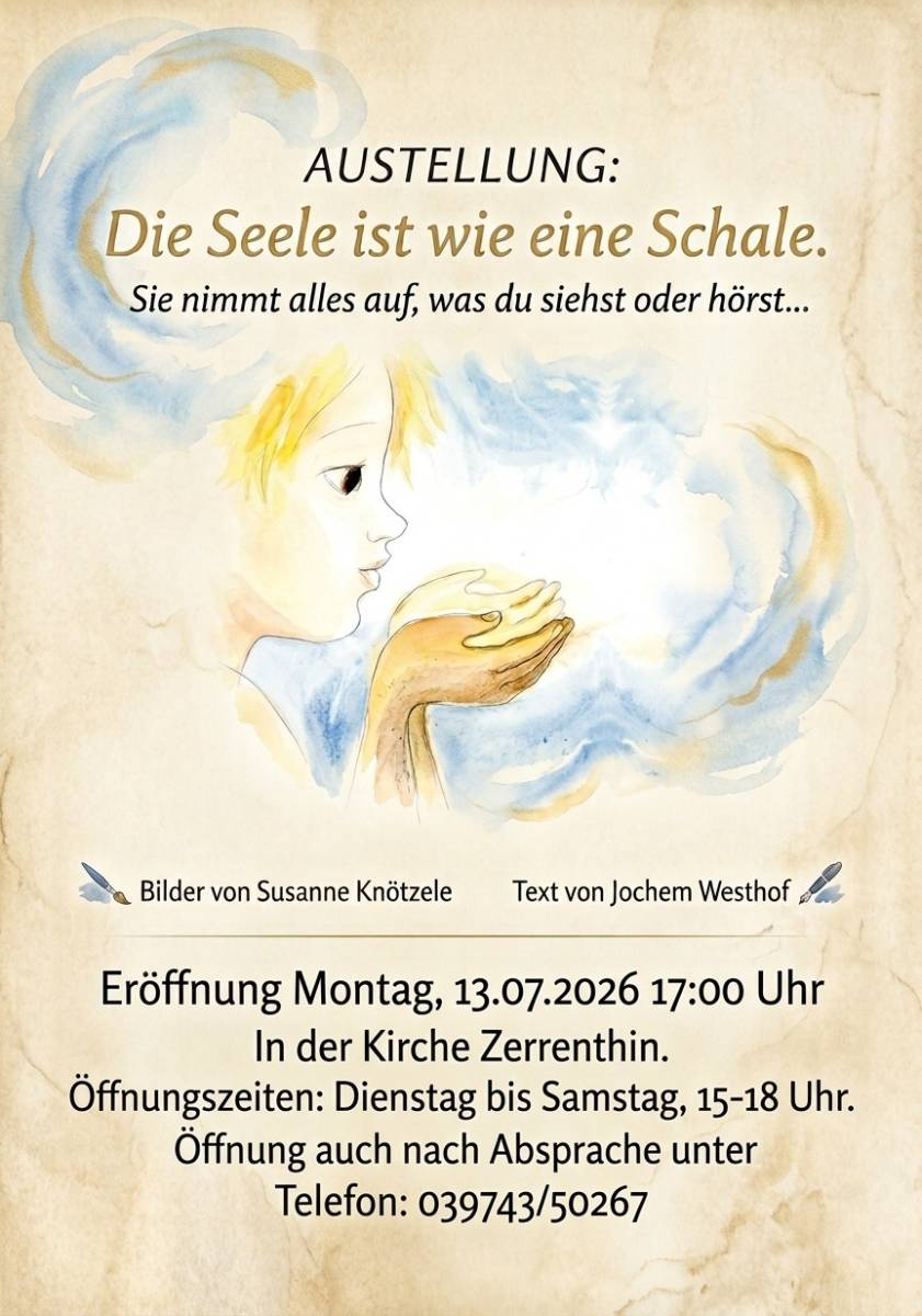 Veranstaltungsbild: Ausstellung: Die Seele ist wie eine Schale.