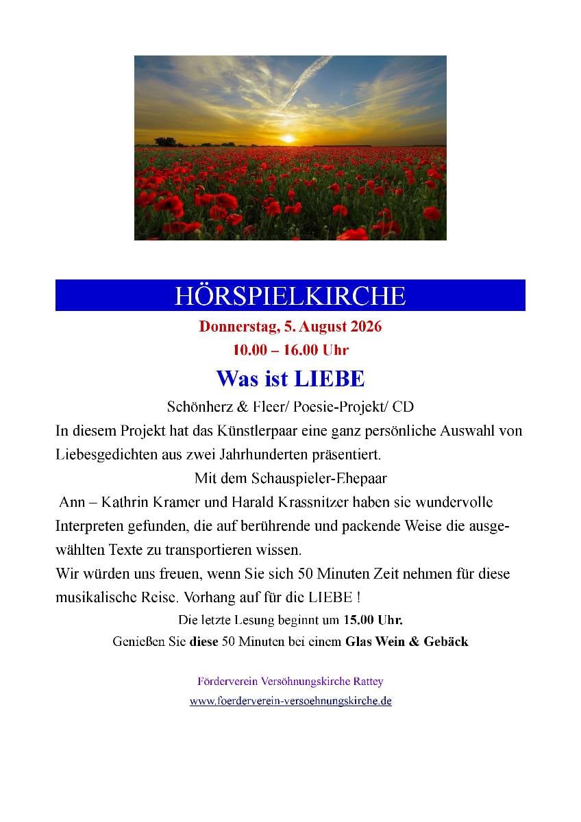 Veranstaltungsbild: Was ist LIEBE