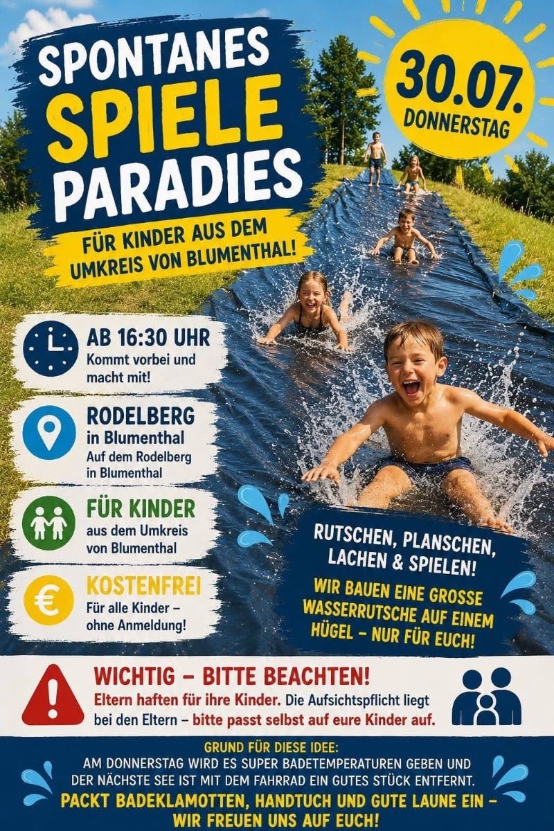 Veranstaltungsbild: Spontanes Spiele Paradies