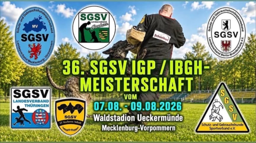 Veranstaltungsbild: 36. SGSV IGP / IBGH-Meisterschaft