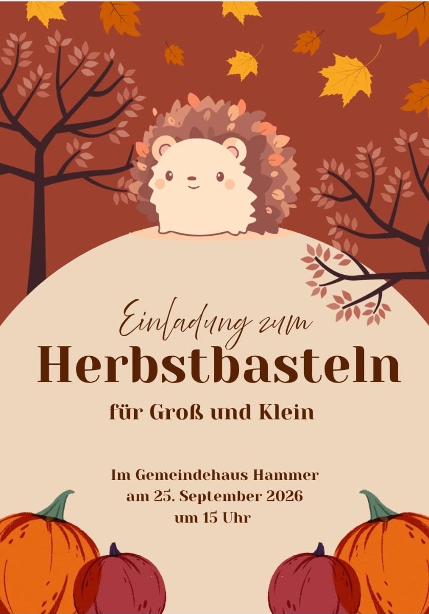 Veranstaltungsbild: Herbstbasteln