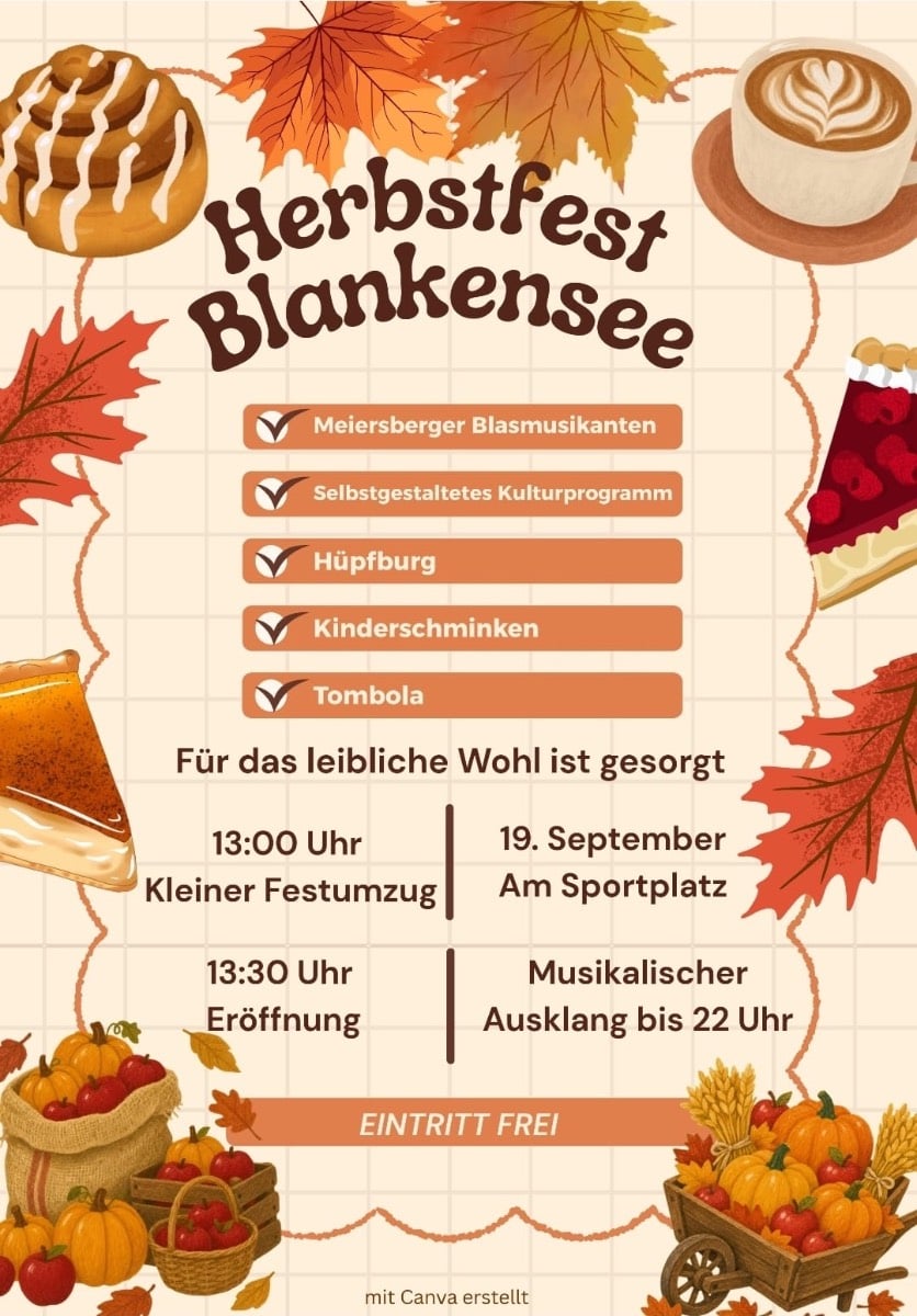 Veranstaltungsbild: Herbstfest Blankensee