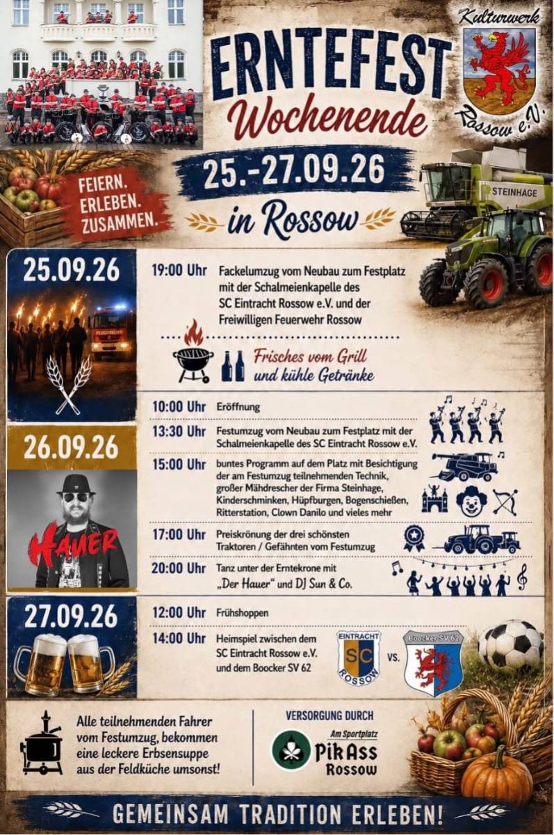 Veranstaltungsbild: Erntefest Wochenende