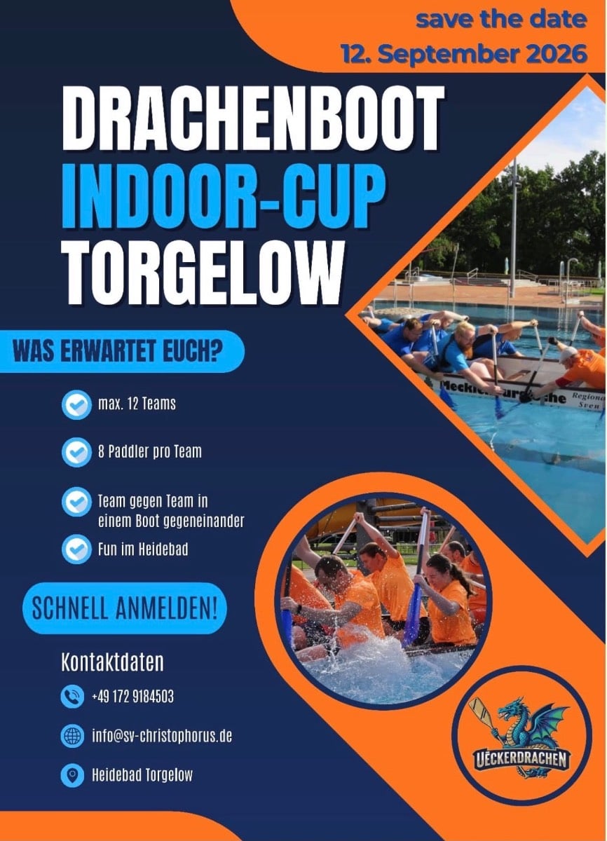 Veranstaltungsbild: DRACHENBOOT INDOOR-CUP TORGELOW