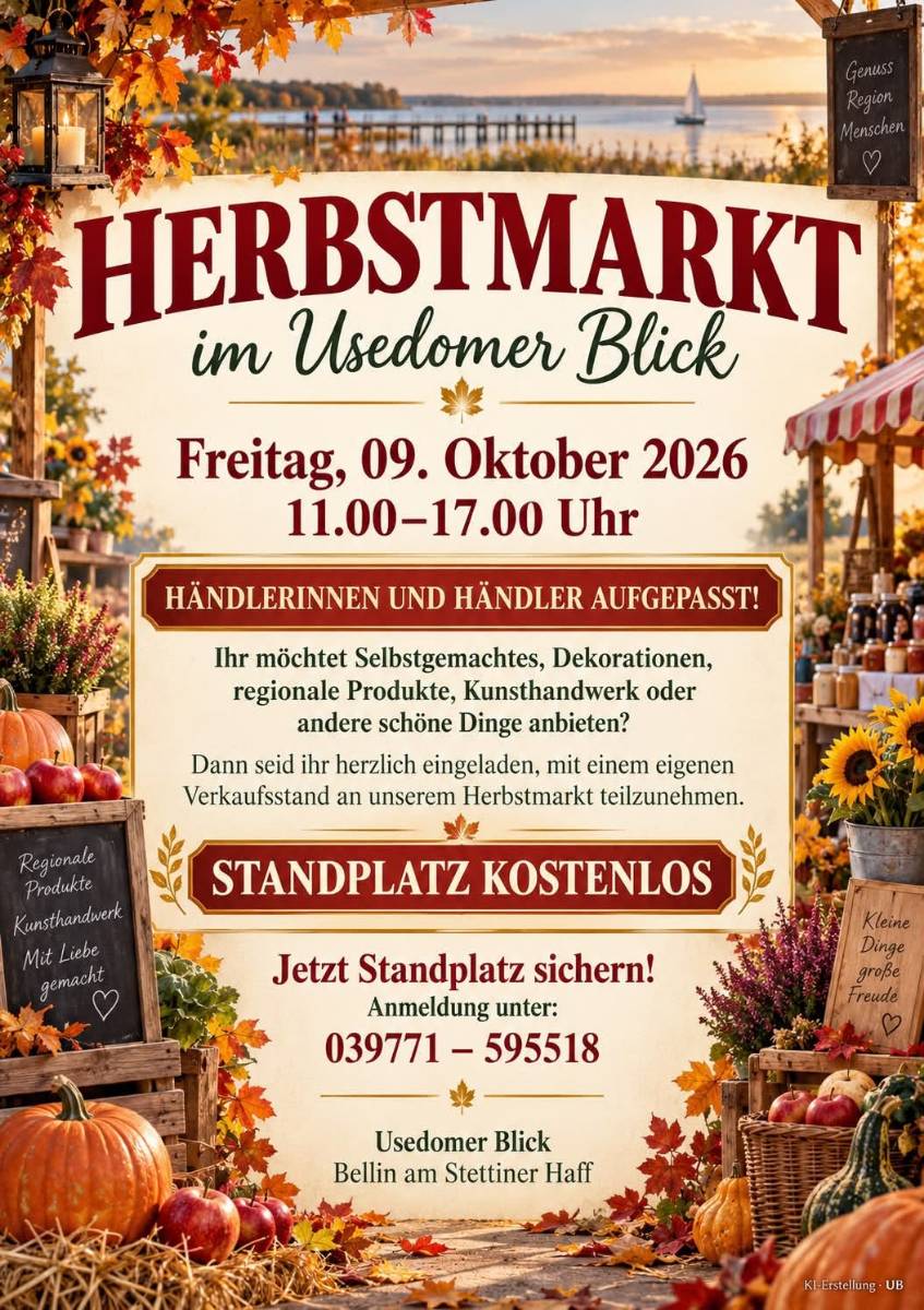 Veranstaltungsbild: Herbstmarkt im Usedomer Blick