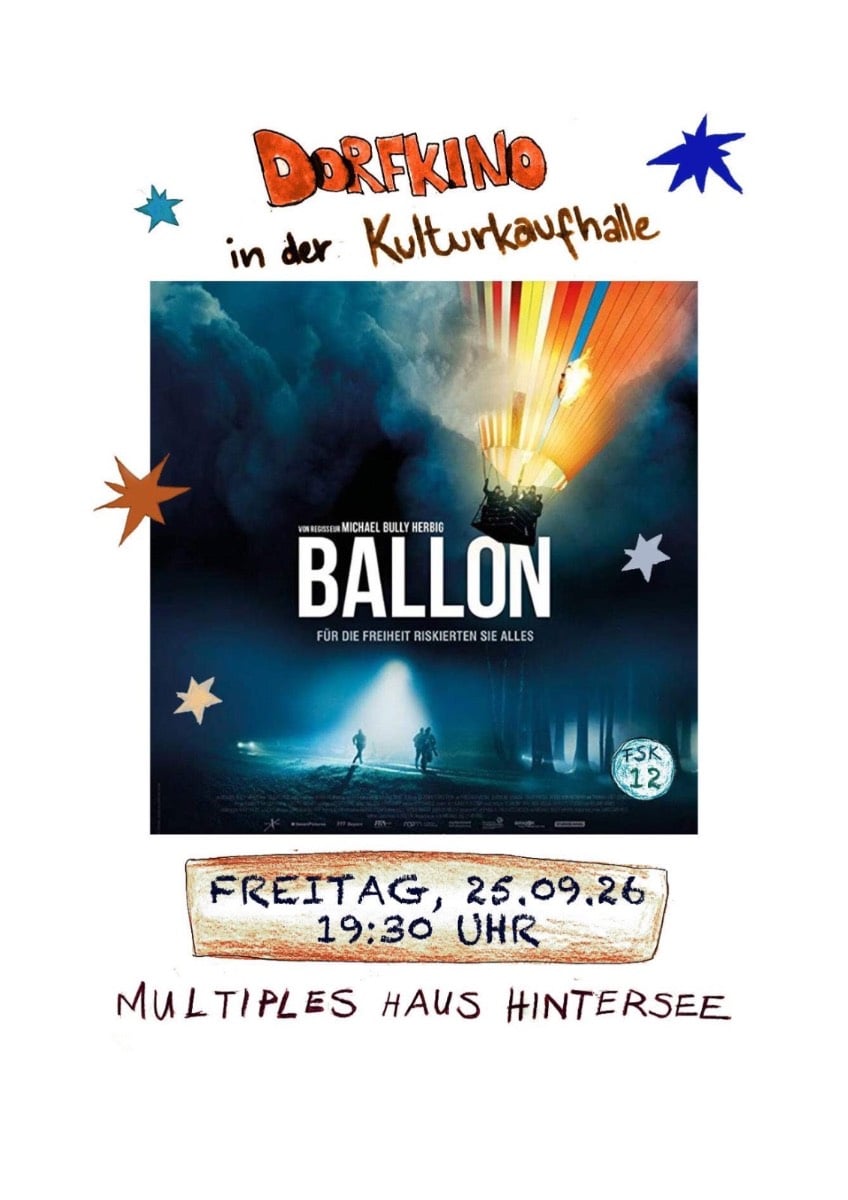 Veranstaltungsbild: Dorfkino: Ballon