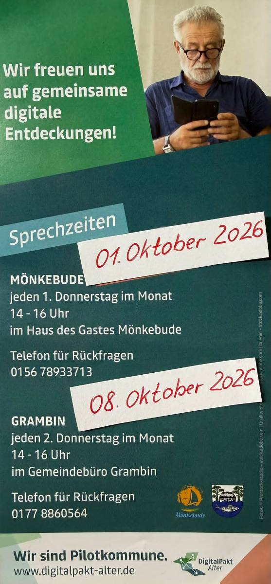 Veranstaltungsbild: Digitale Sprechzeiten