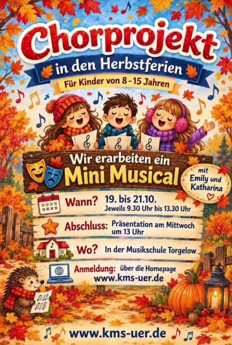 Veranstaltungsbild: Chorprojekt in den Herbstferien