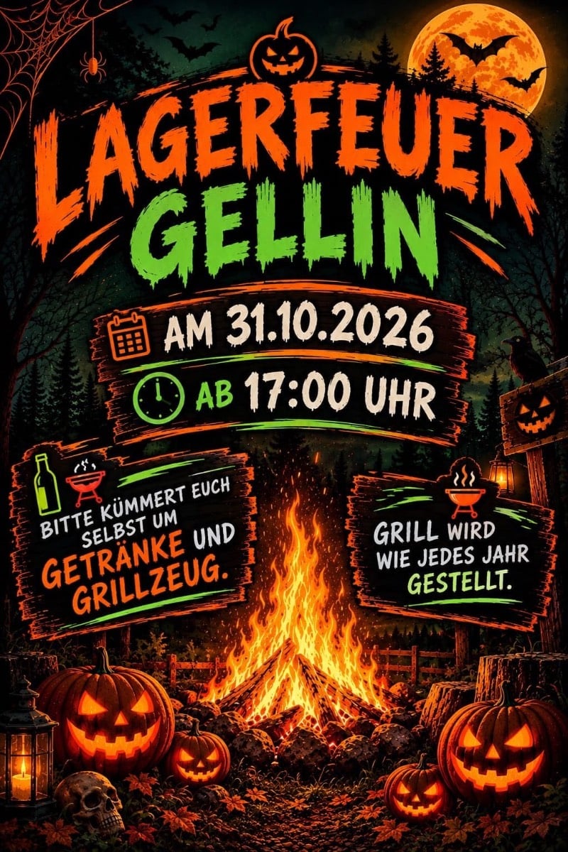 Veranstaltungsbild: Lagerfeuer Gellin